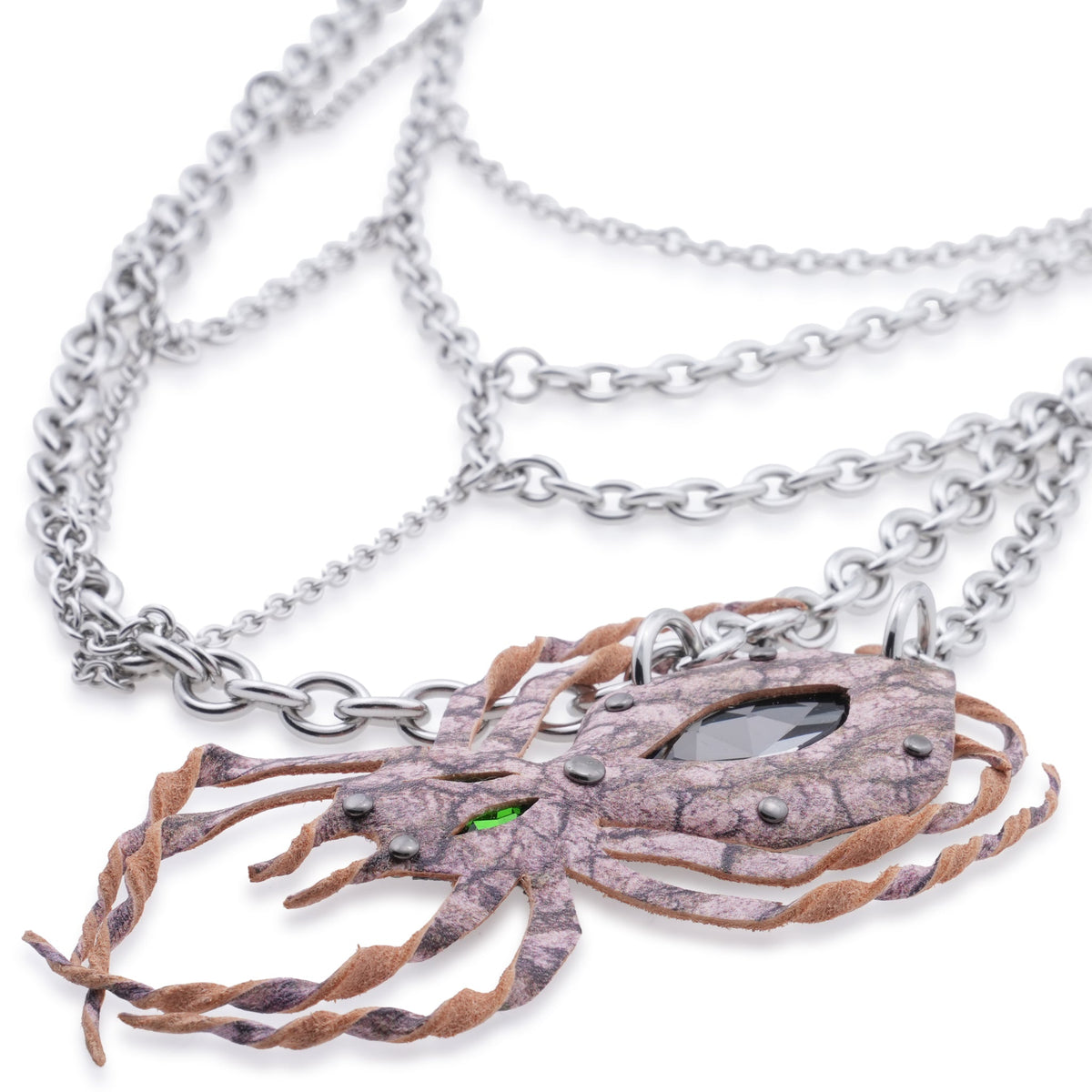 A SPIDER SPINS A WEB CHAIN / MULTI COLOR