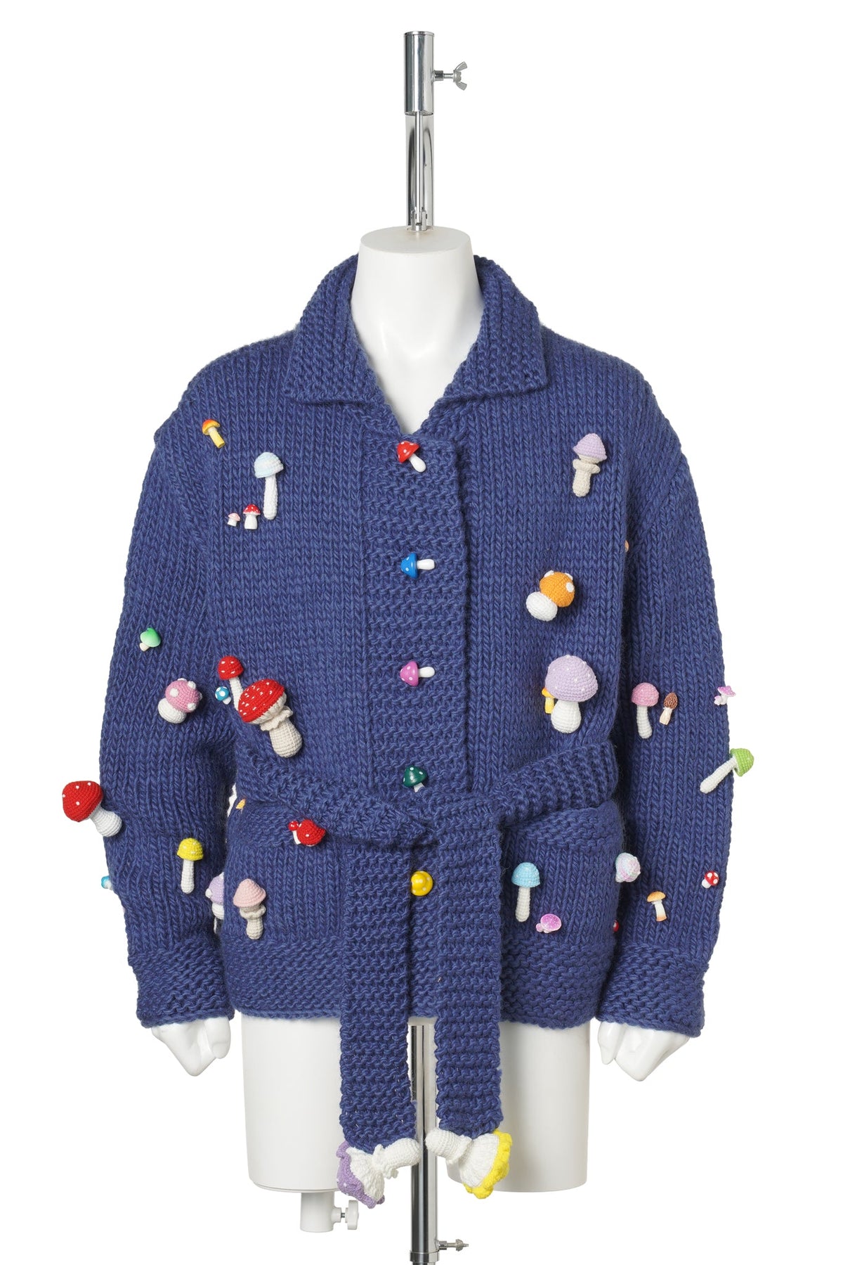 WILD MUSHROOM CARDIGEN / BLUE