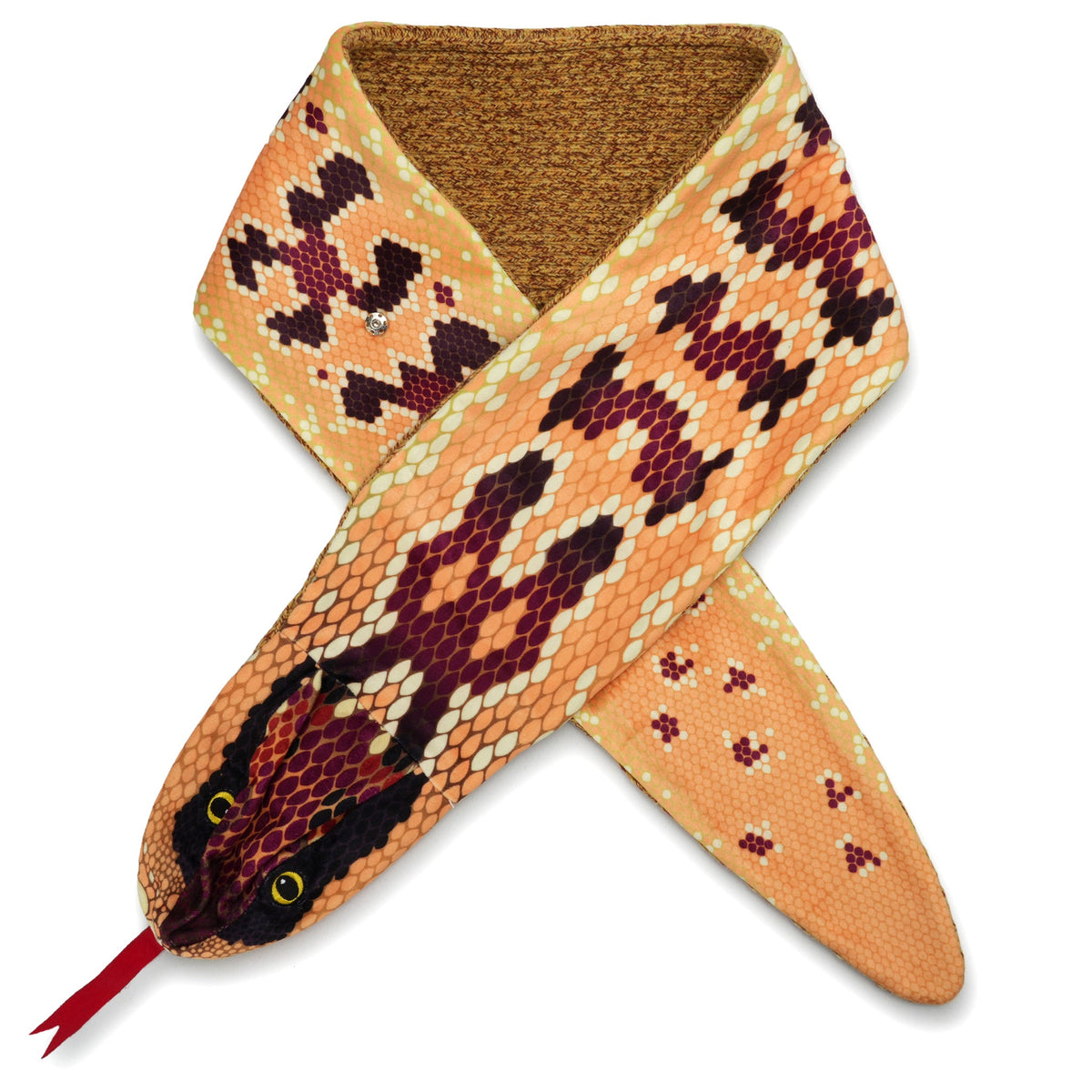 SNAKE SCARF / YELLOW