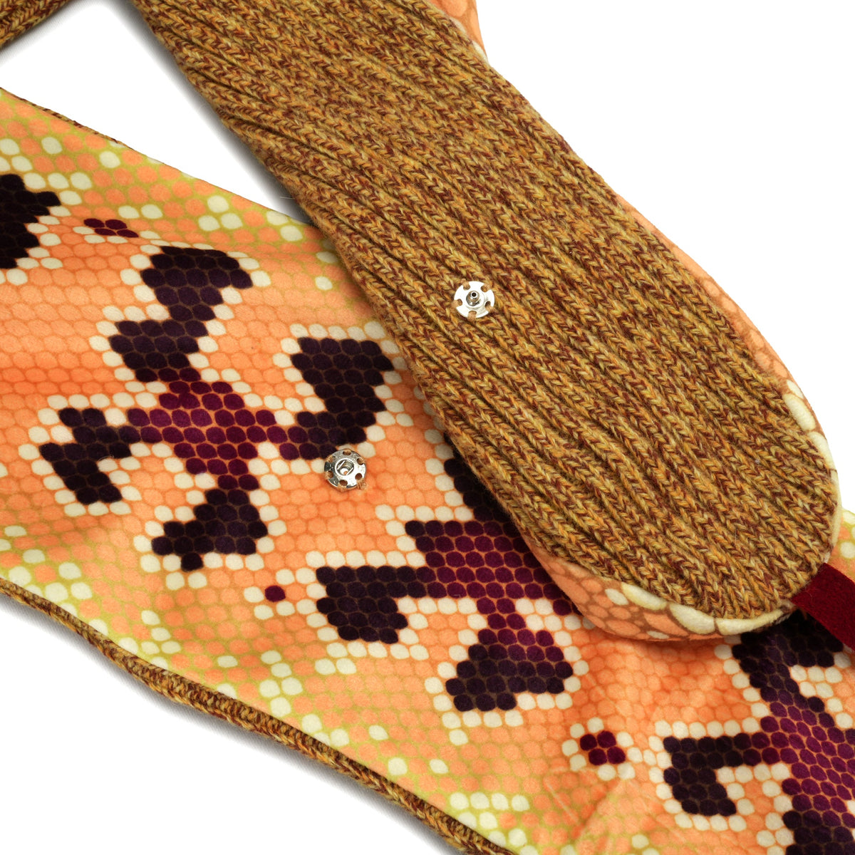 SNAKE SCARF / YELLOW