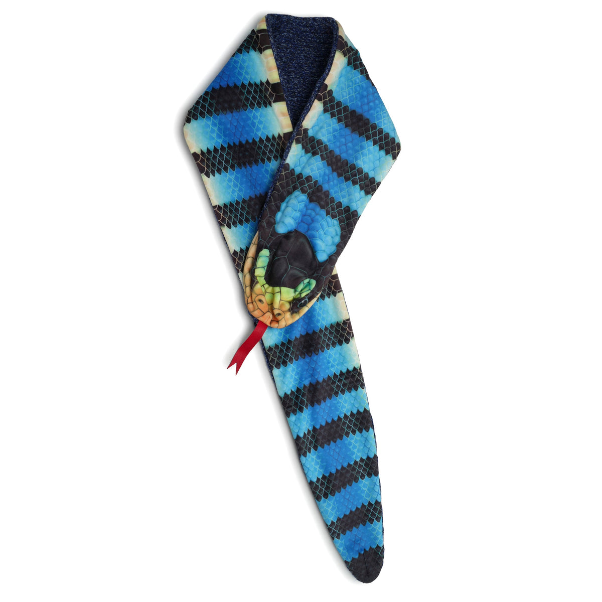 SNAKE SCARF / BLUE