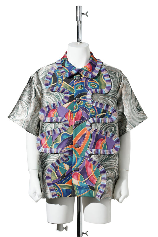 WATER SHORTS SLEEVE SHIRT / MULTI COLOR