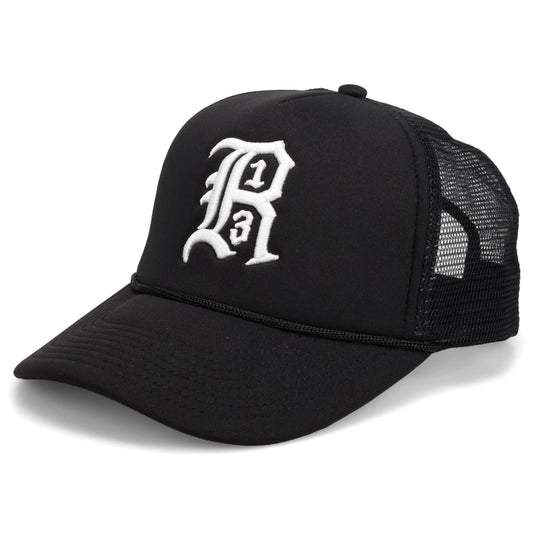 R13 TRUCKER HAT / A001:BLACK