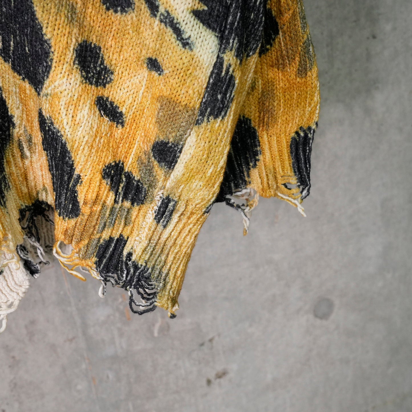 PRINTED OVERSIZED CARDIGAN / Y191B:LEOPARD