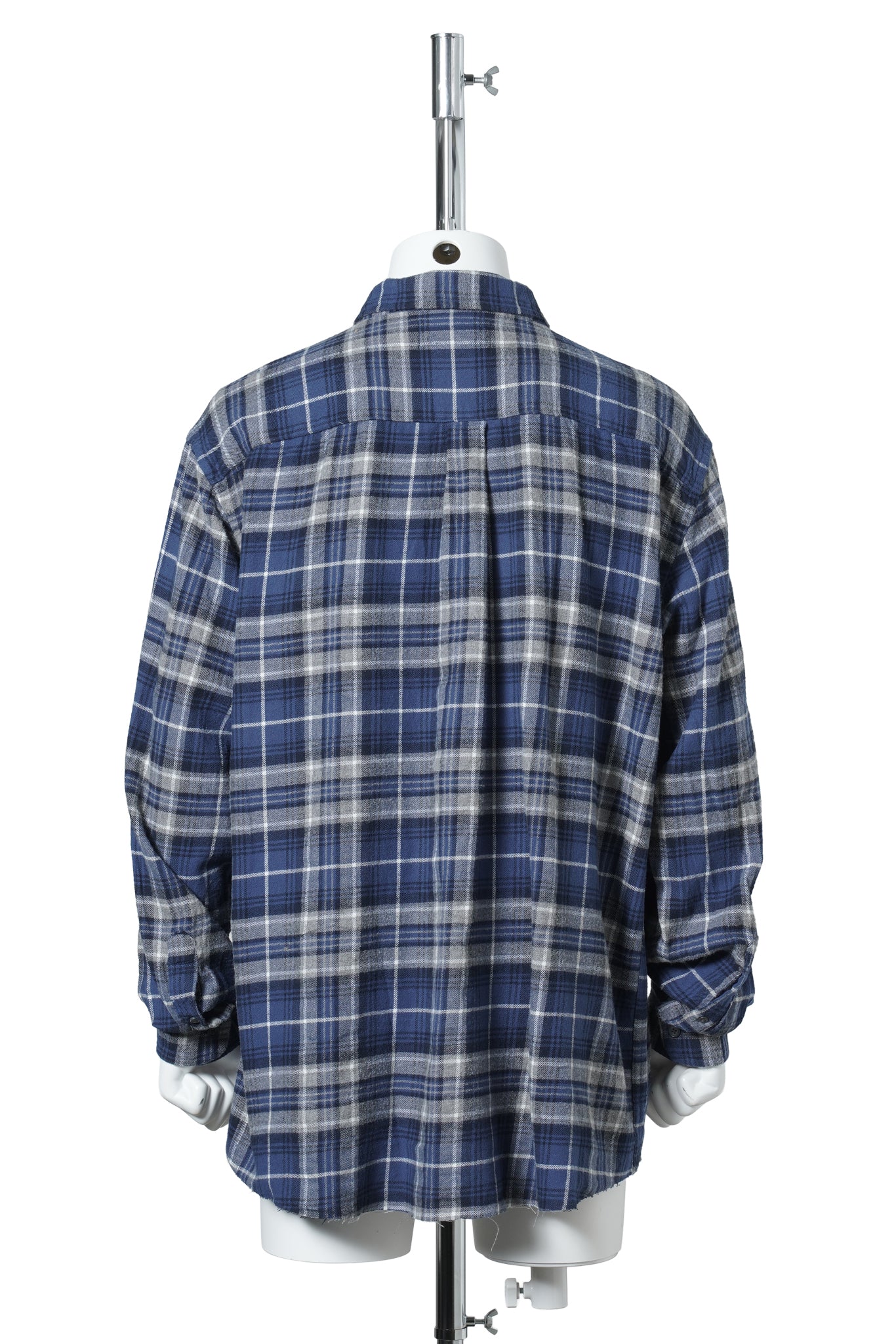 PANEL PATCHWORK SHIRT / BLUE