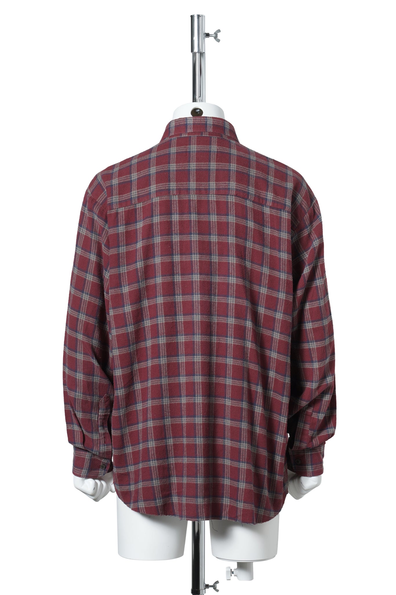 PANEL PATCHWORK SHIRT / RED