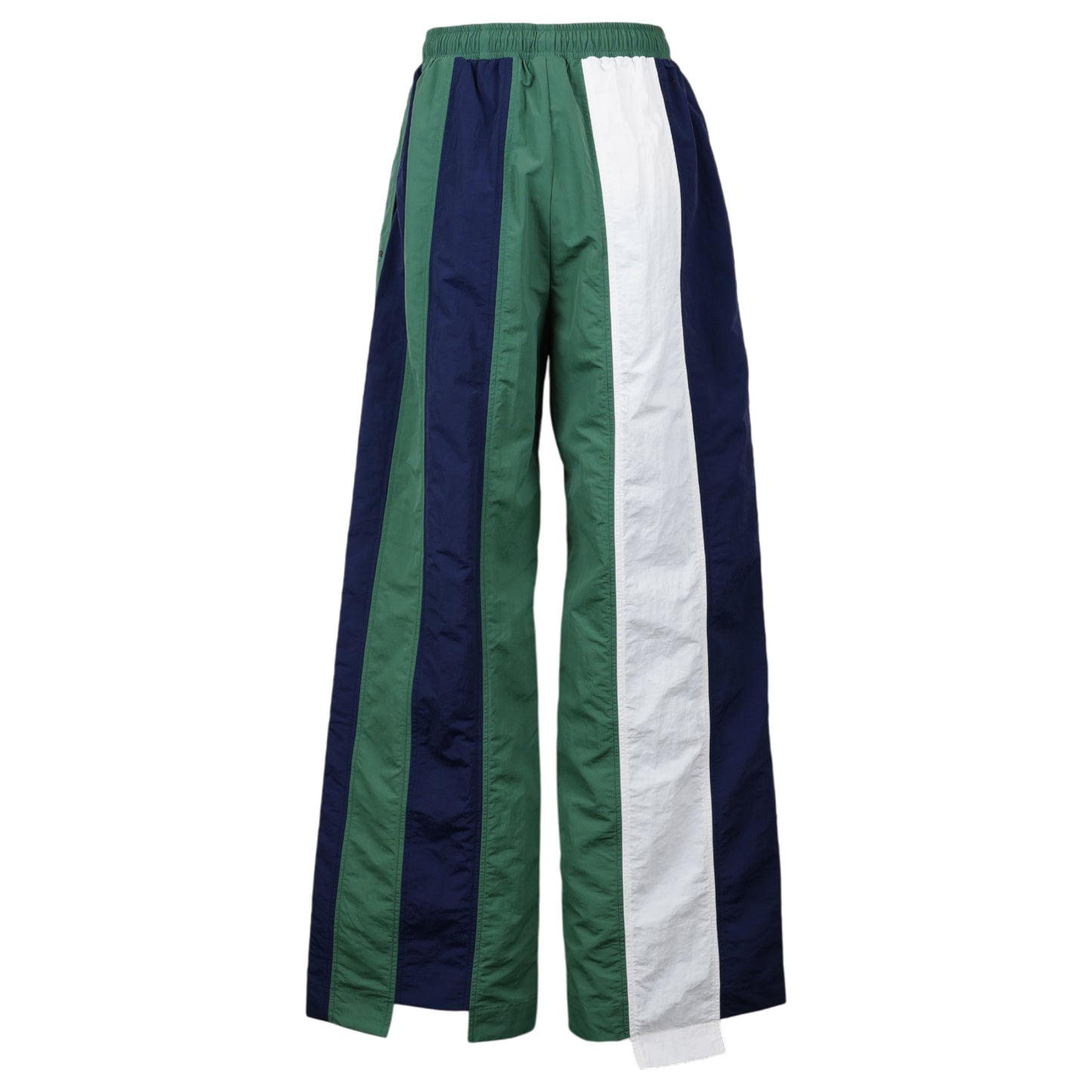 PANELED TRACK PANTS / NAVY/FOREST GREEN