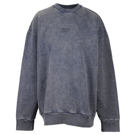 TROMPE L OEIL CREWNECK / NAVY