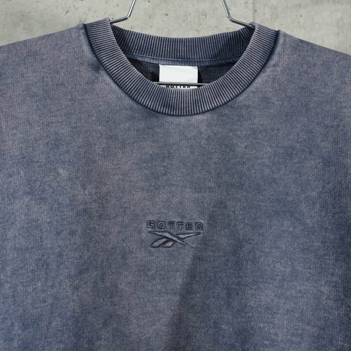 TROMPE L OEIL CREWNECK / NAVY