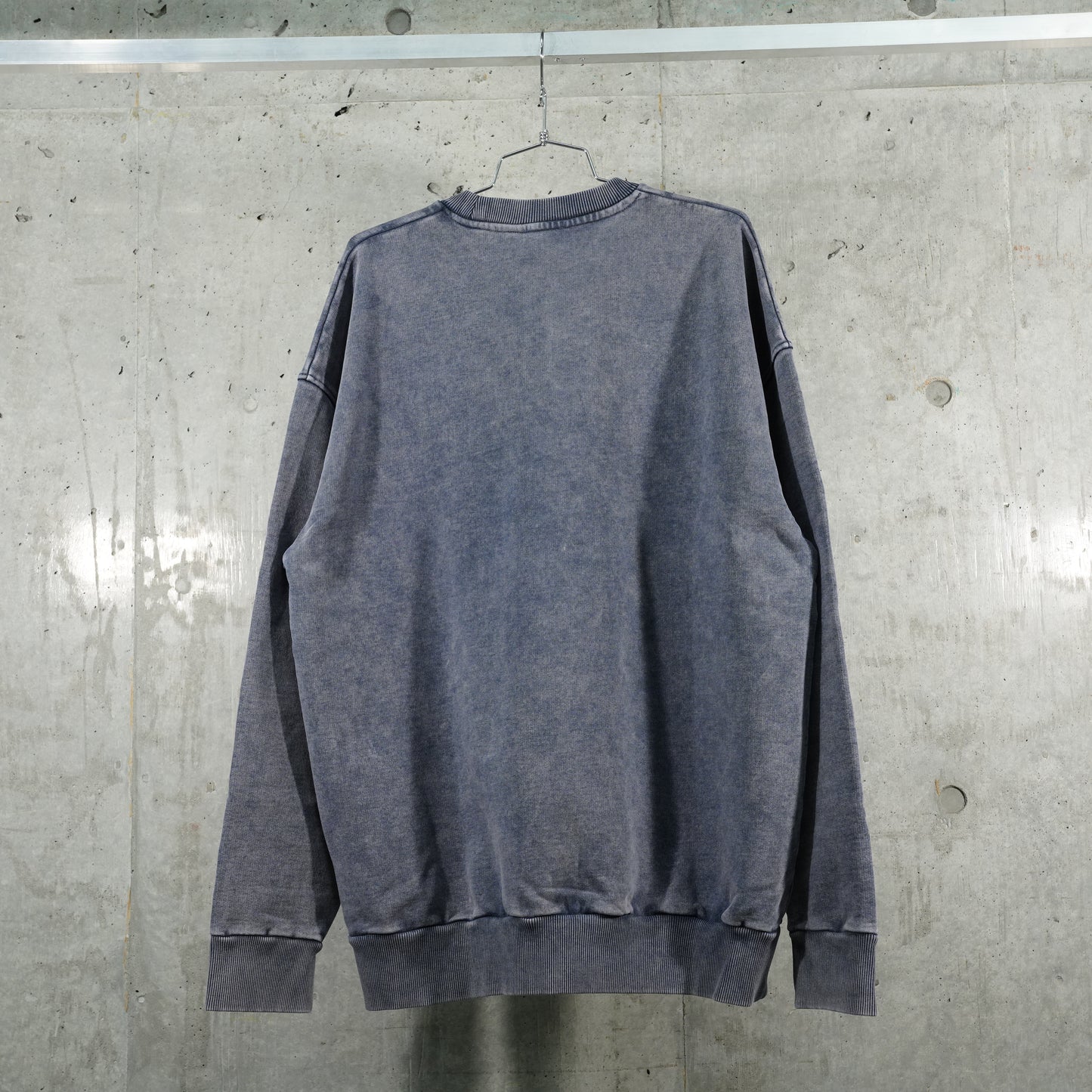 TROMPE L OEIL CREWNECK / NAVY