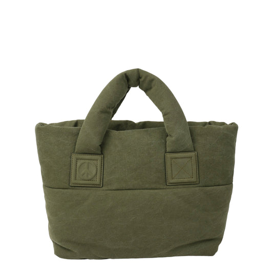 FLUFFY TOTE BAG M / KHAKI