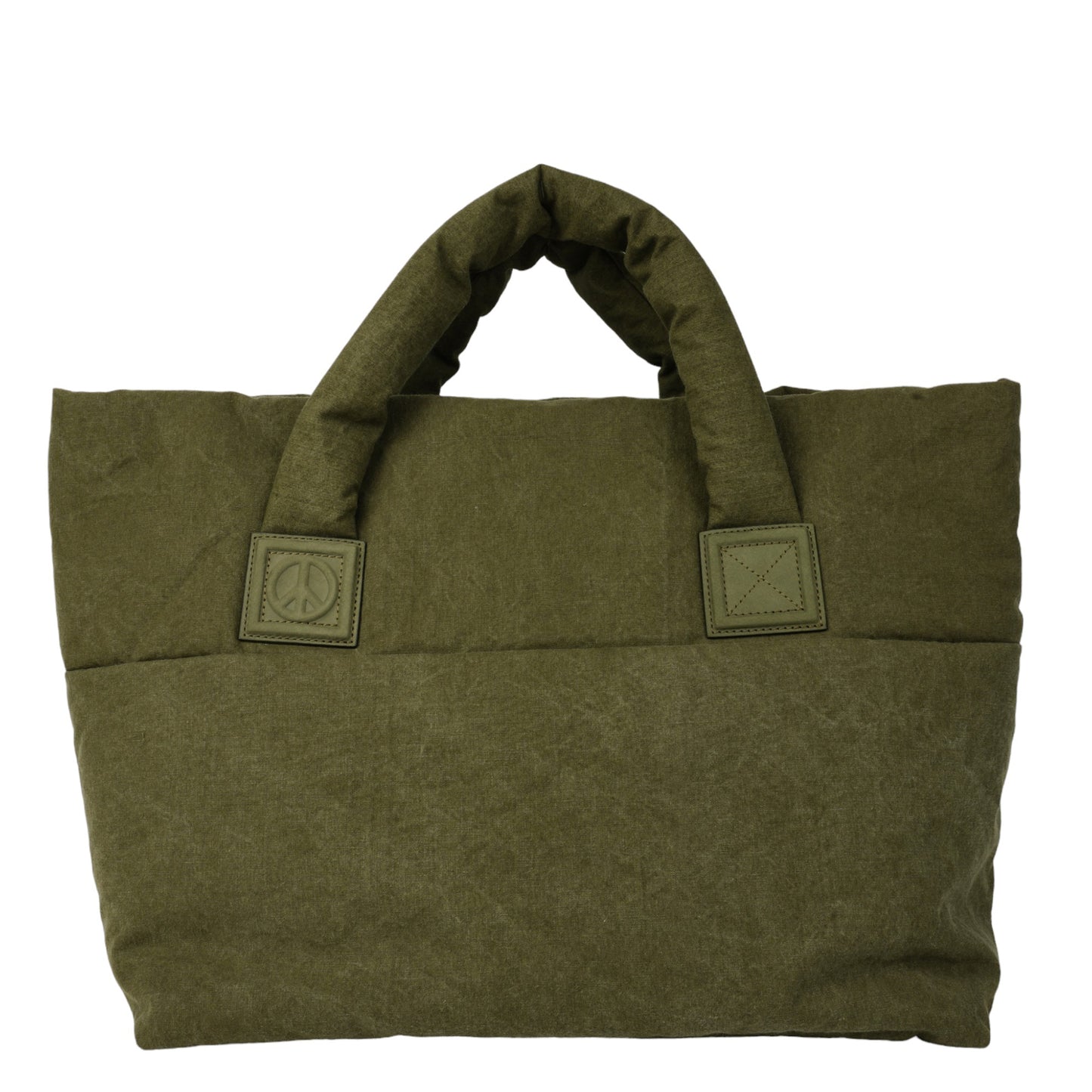 FLUFFY TOTE BAG L / KHAKI