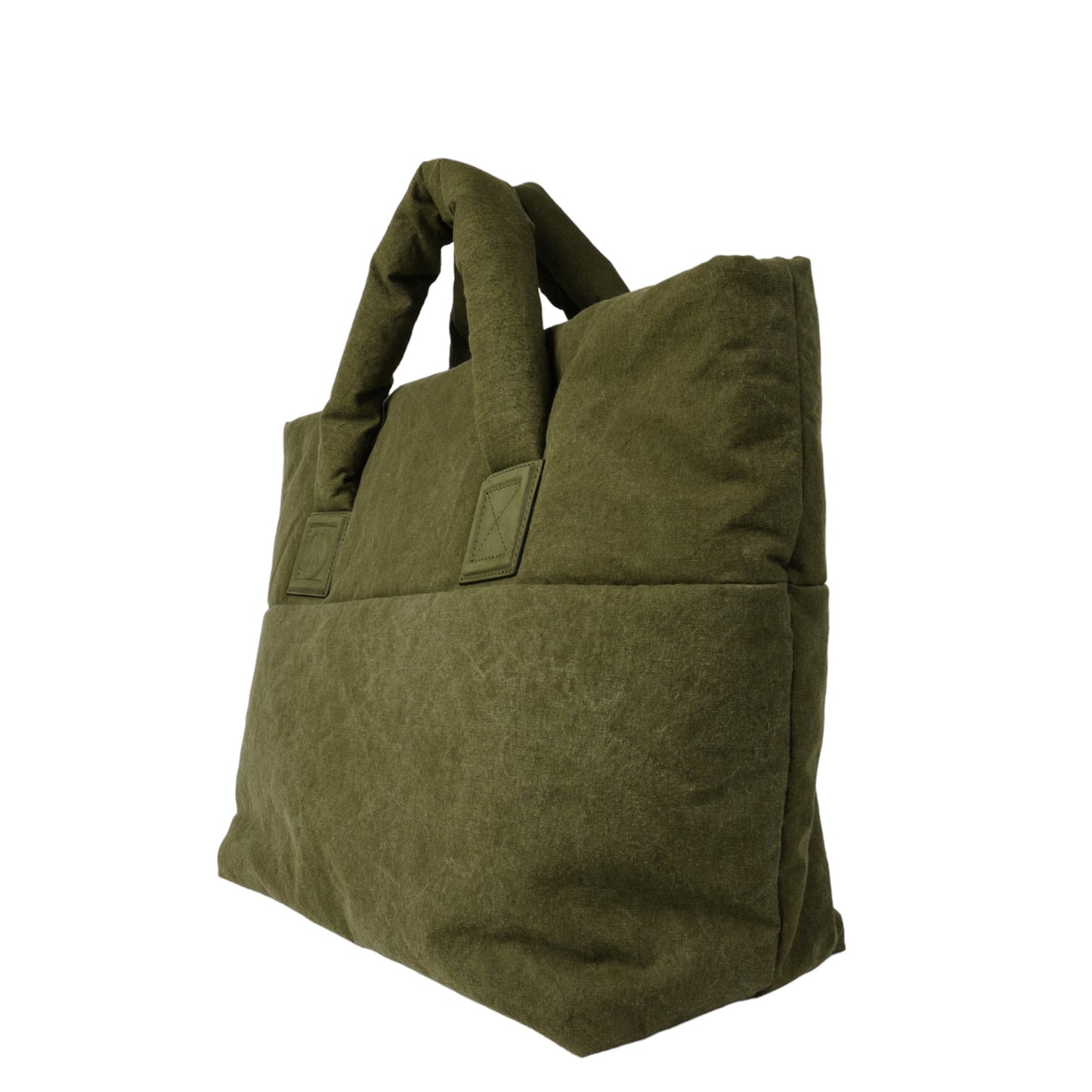 FLUFFY TOTE BAG L / KHAKI