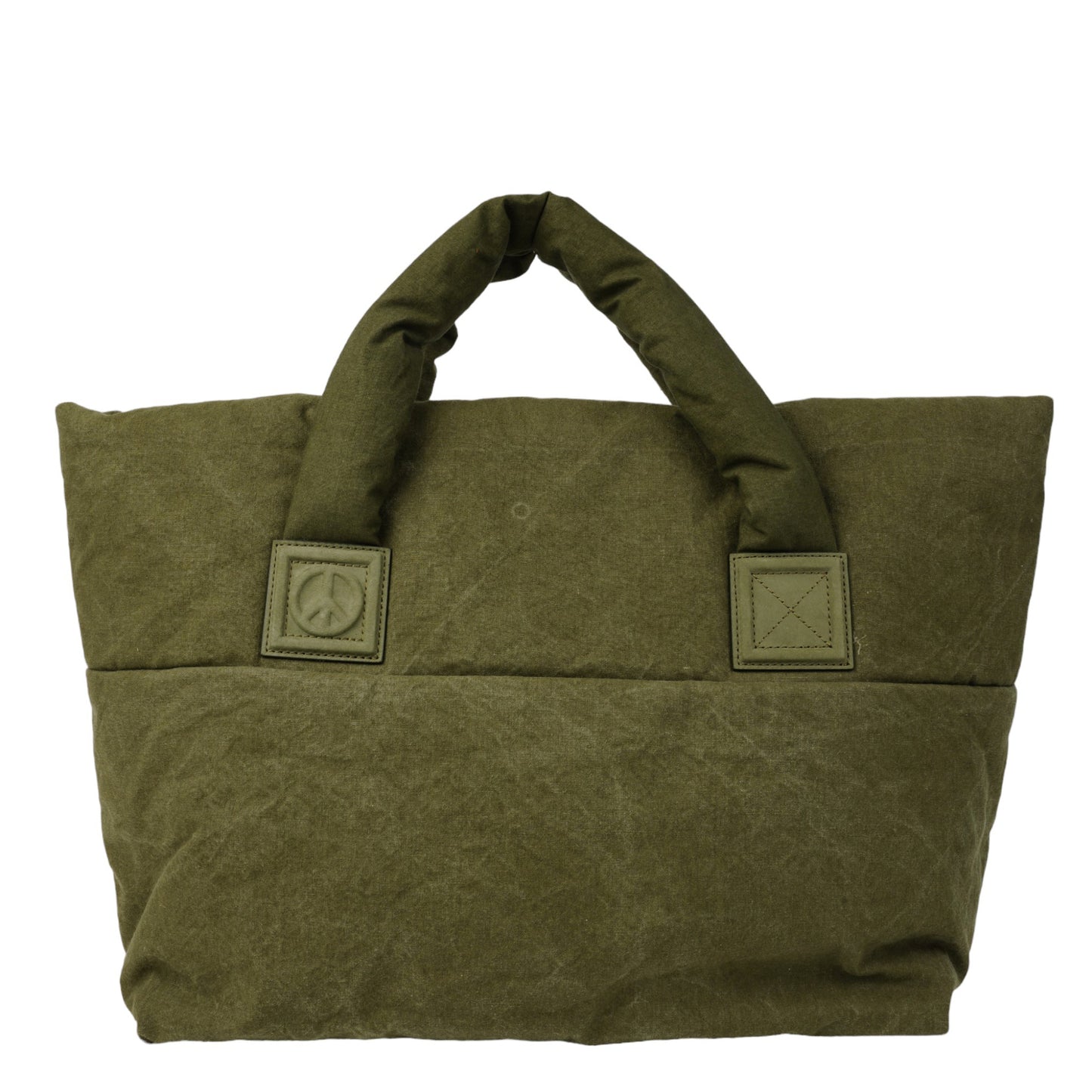 FLUFFY TOTE BAG L / KHAKI