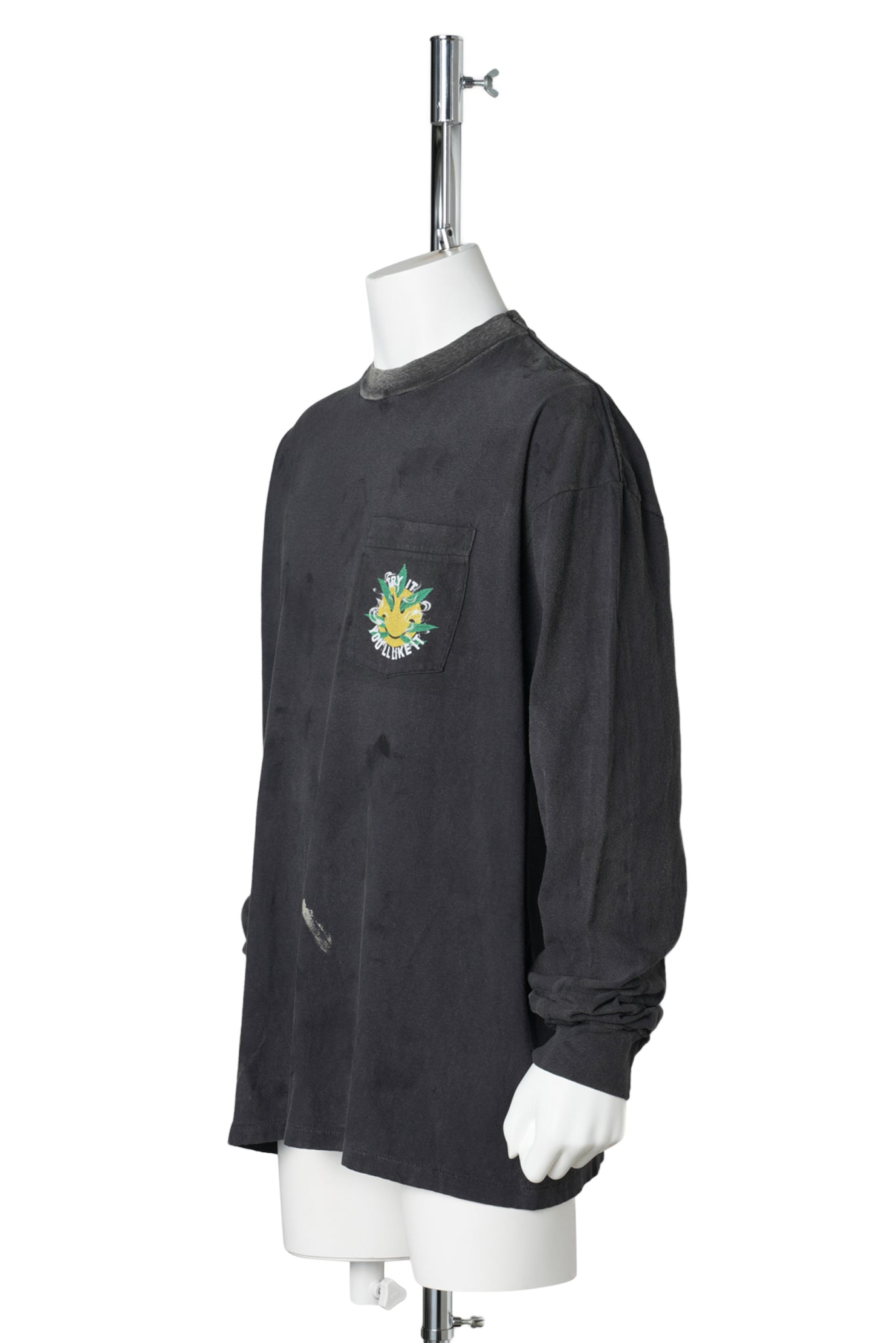 LS T-SHIRT SNAKE / BLACK