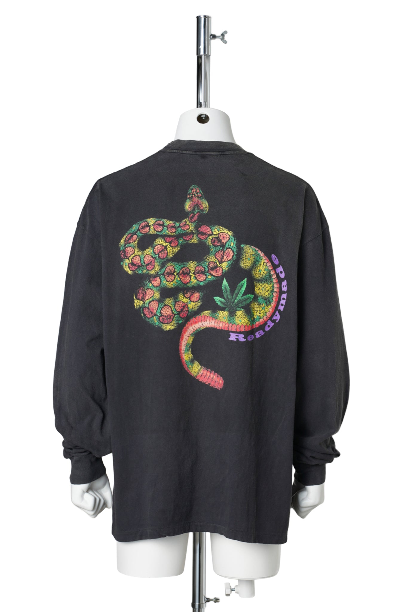 LS T-SHIRT SNAKE / BLACK