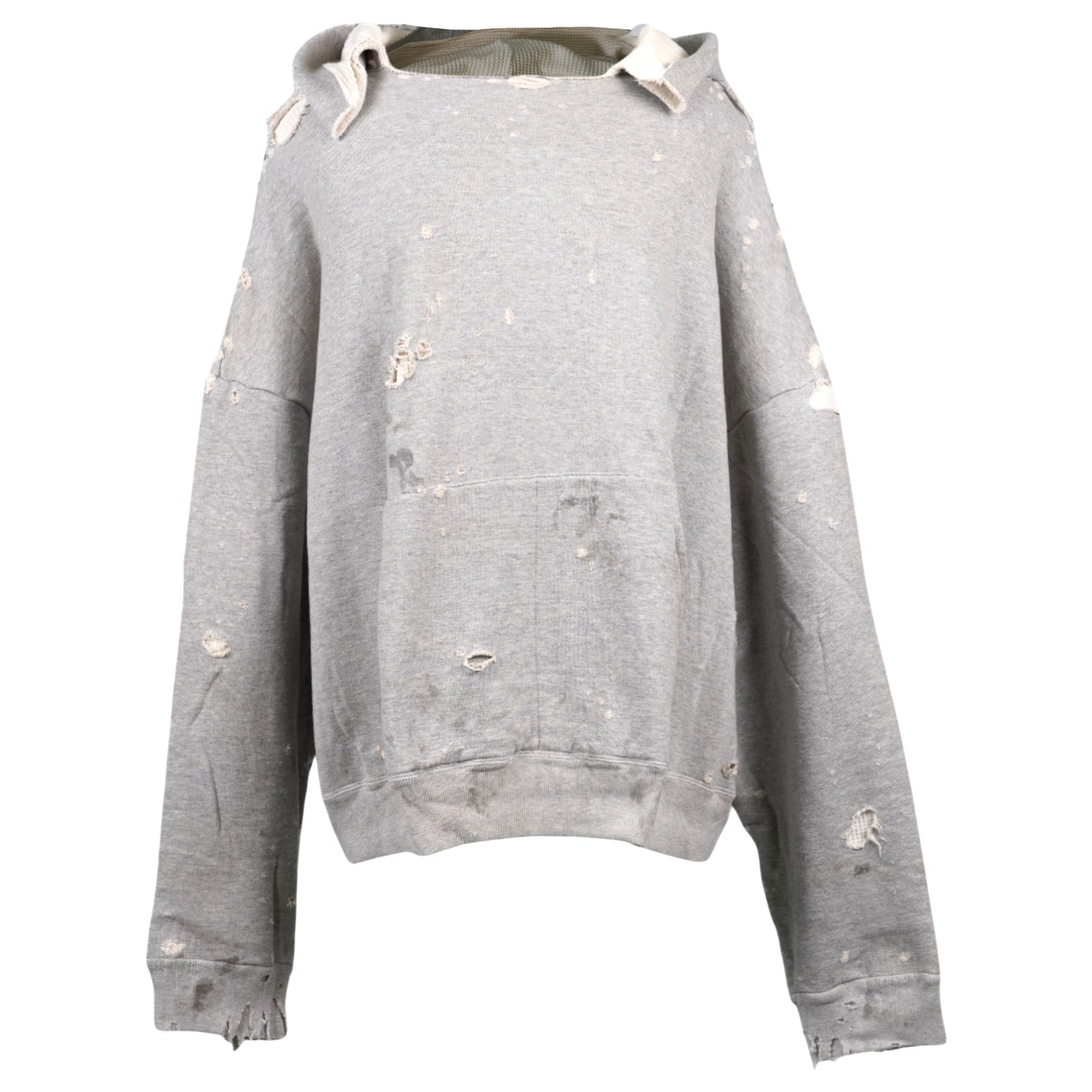 DOUBLE FACE HOODIE / GRAY