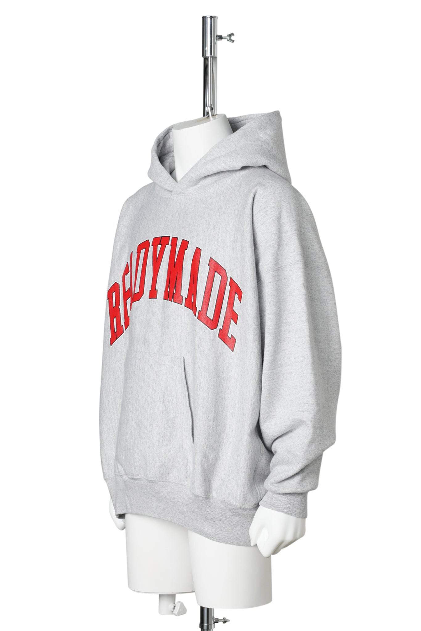 HOODIE ARCH LOGO / GRAY