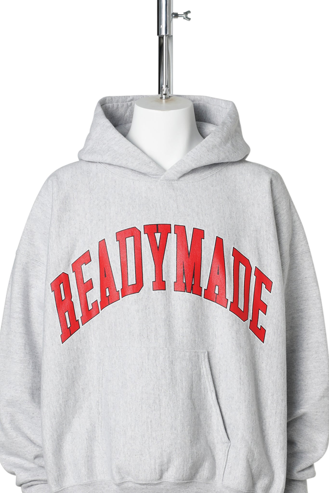 HOODIE ARCH LOGO / GRAY
