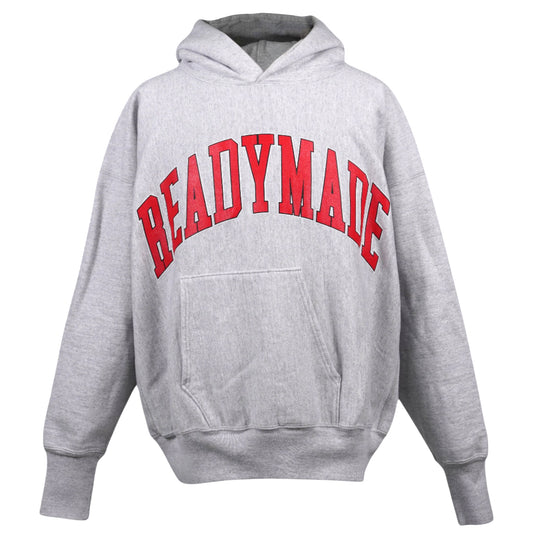 HOODIE ARCH LOGO / GRAY