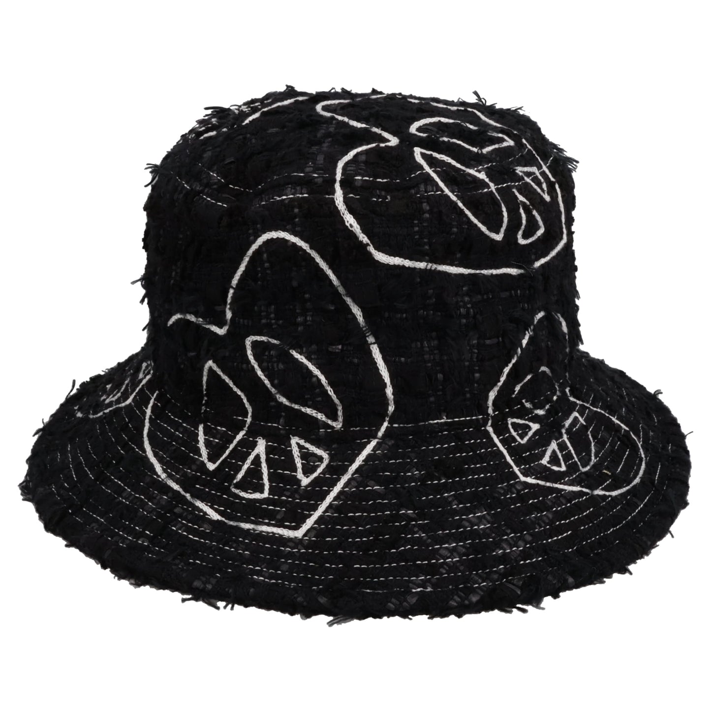 TWEED BUCKET HAT / BLACK