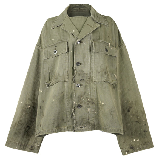 HBONE SHIRTJACKET / KHAKI