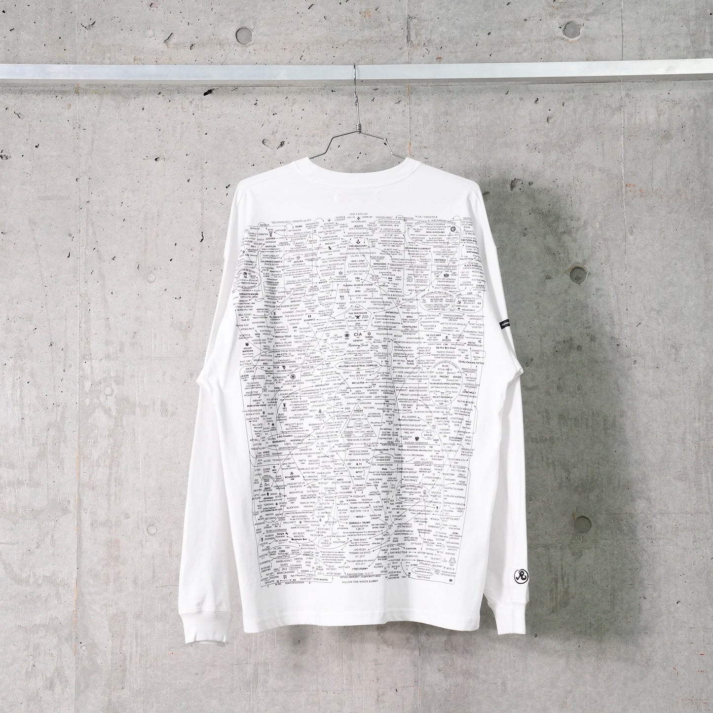 MIND MAP LONGSLEEVE / WHITE