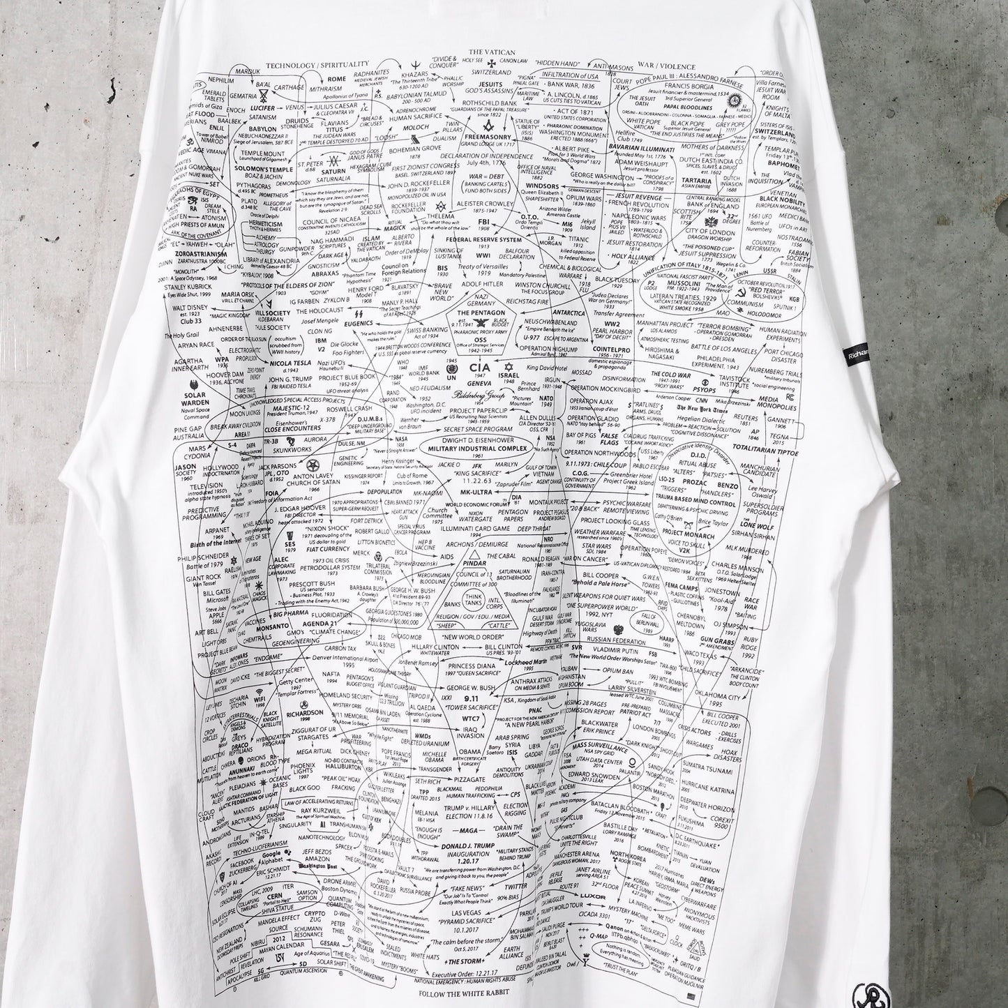 MIND MAP LONGSLEEVE / WHITE