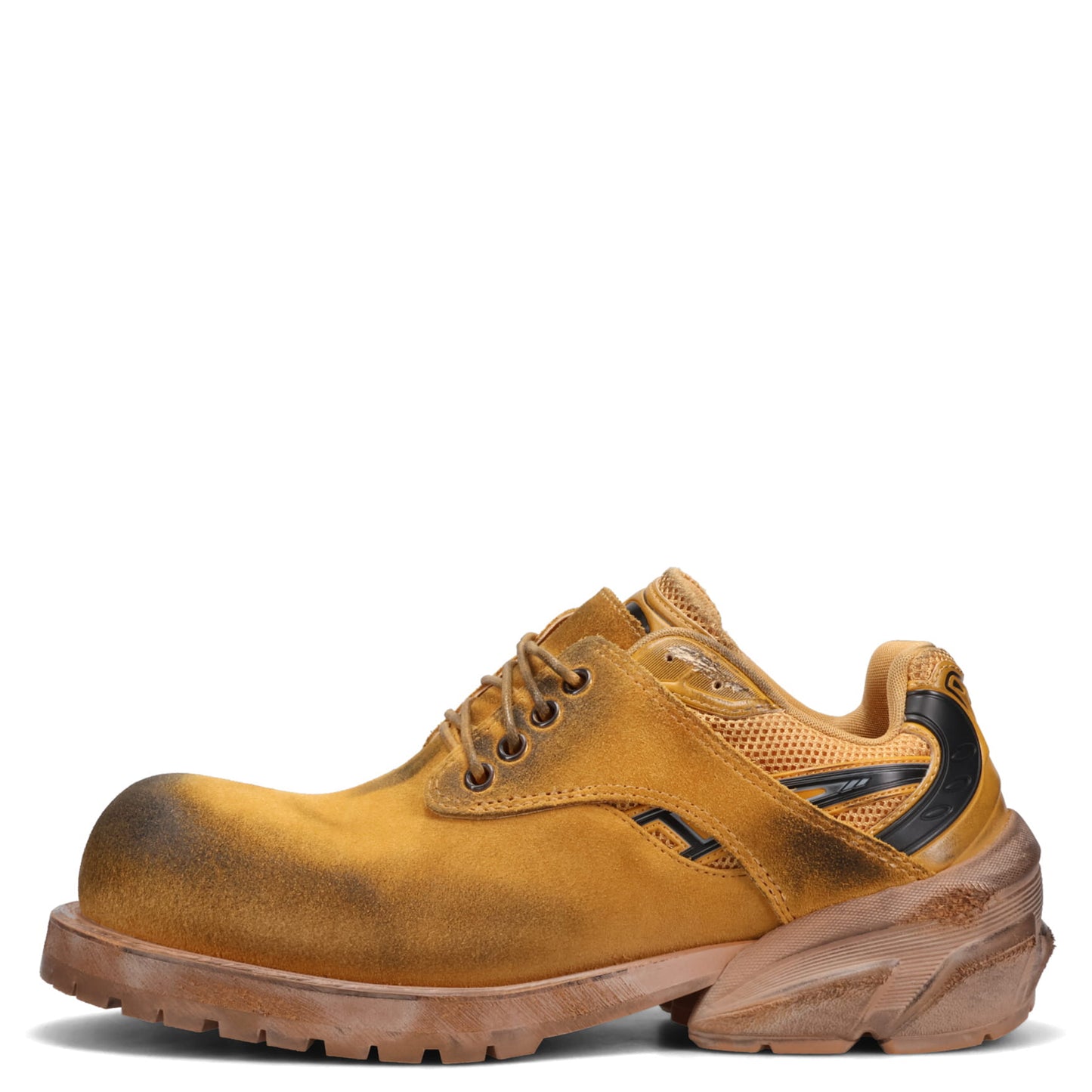 STARTING BIGGER HYBRID DERBY LEATHER SHOES / NASTY WHEAT