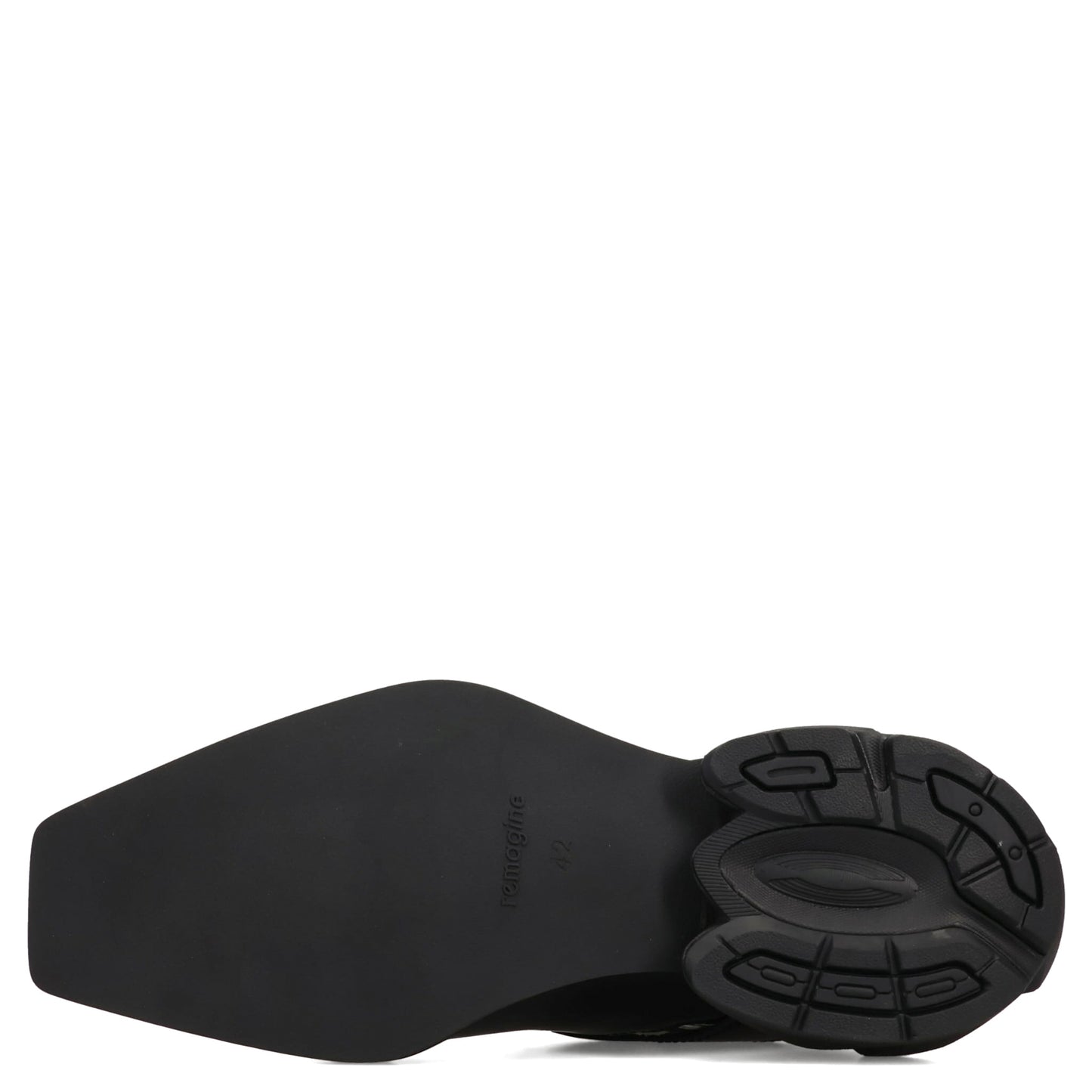 STARTING BLOCKS HYBRID DERBY MEN'S  DRESS LEATHER SHOES / BLACK/WHITE/SILVER