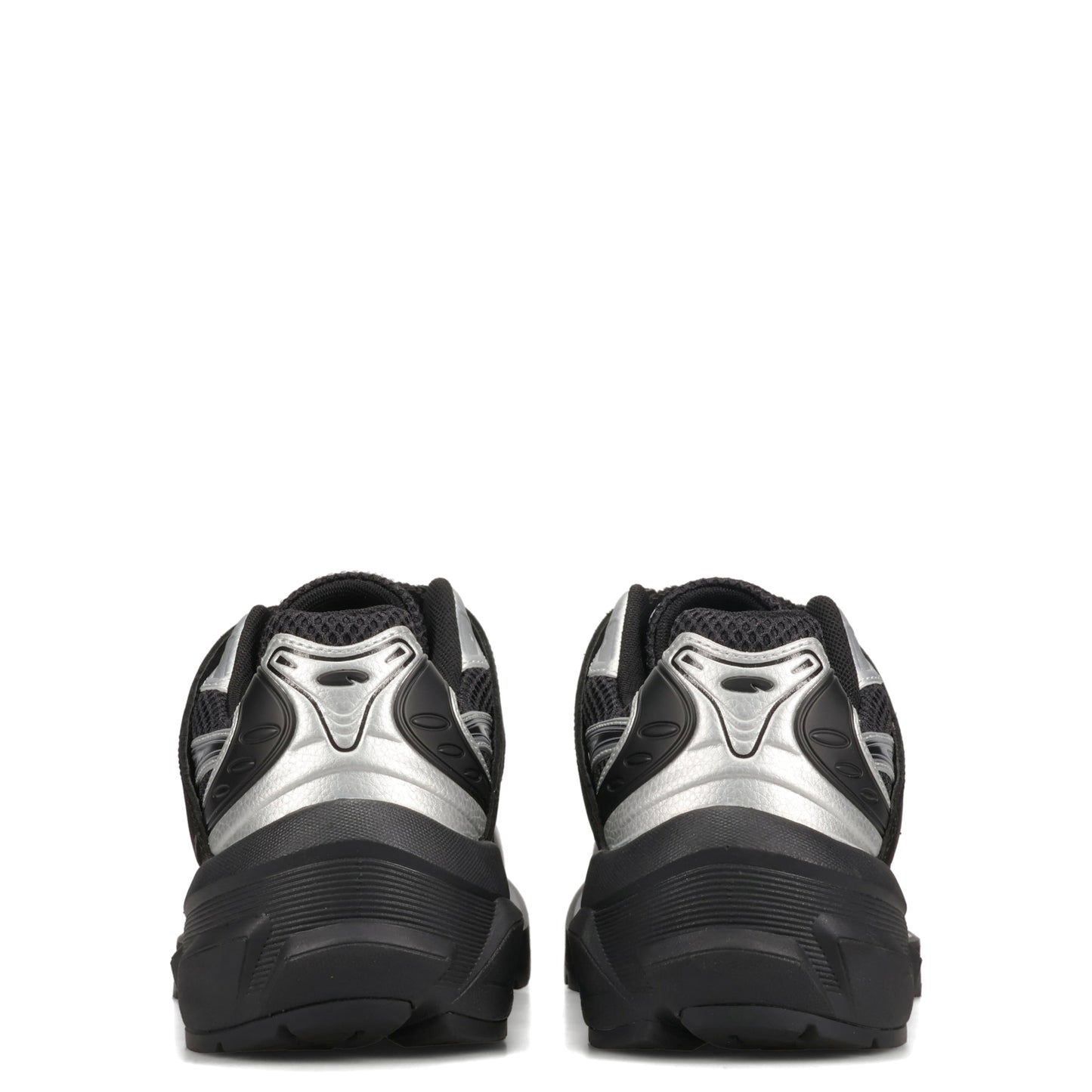 STARTING BIGGER HYBRID DERBY MEN'S  DRESS LEATHER SHOES / BLACK/WHITE/SILVER