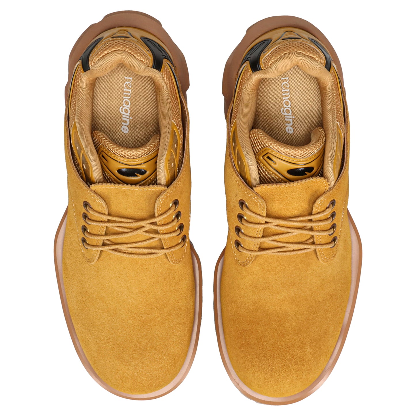 STARTING BIGGER HYBRID DERBY MEN'S  DRESS LEATHER SHOES / WHEAT