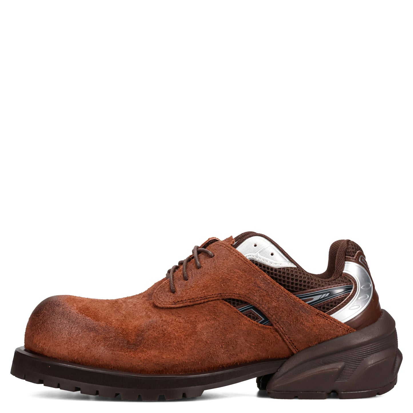 STARTING BIGGER HYBRID DERBY MEN'S  DRESS LEATHER SHOES / BROWN