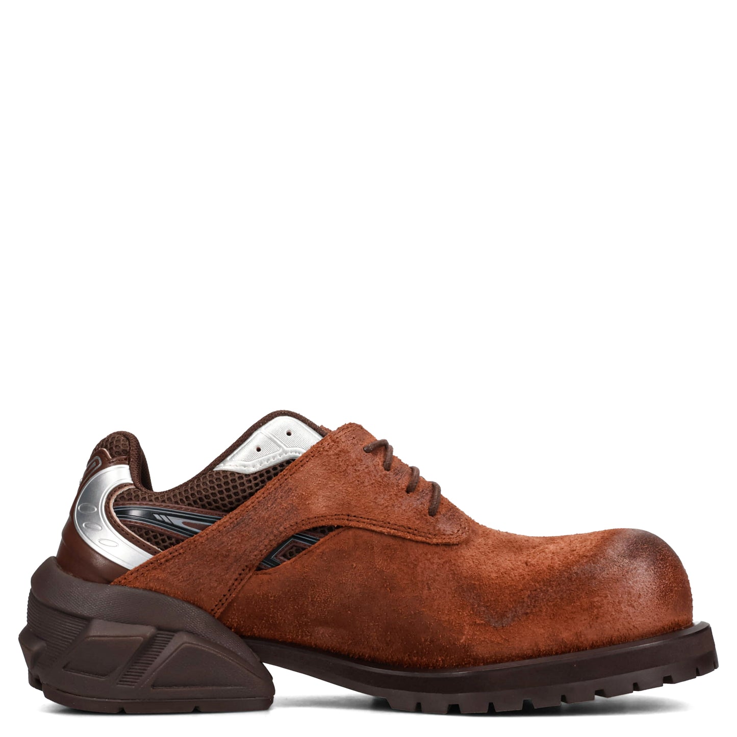 STARTING BIGGER HYBRID DERBY MEN'S  DRESS LEATHER SHOES / BROWN