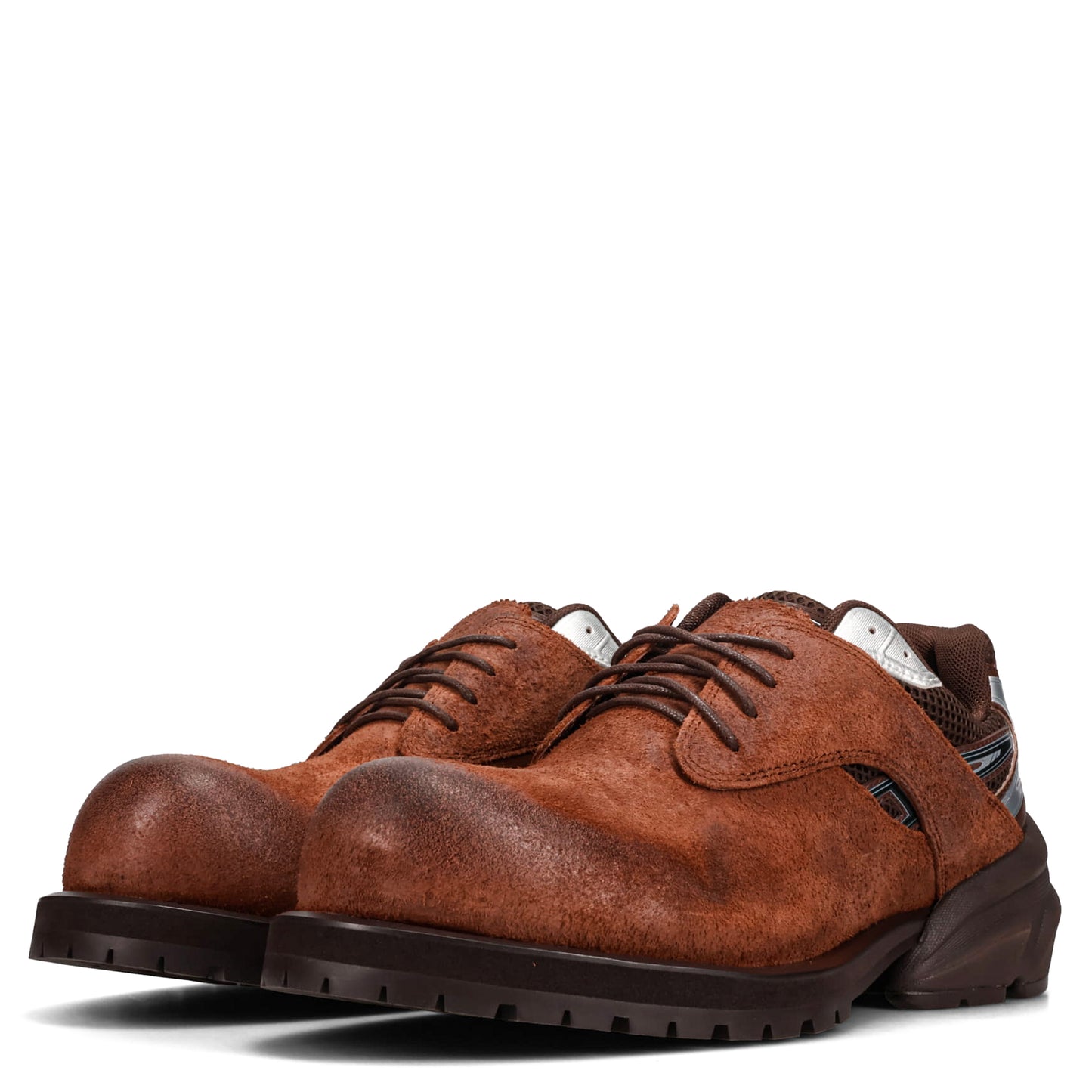 STARTING BIGGER HYBRID DERBY MEN'S  DRESS LEATHER SHOES / BROWN