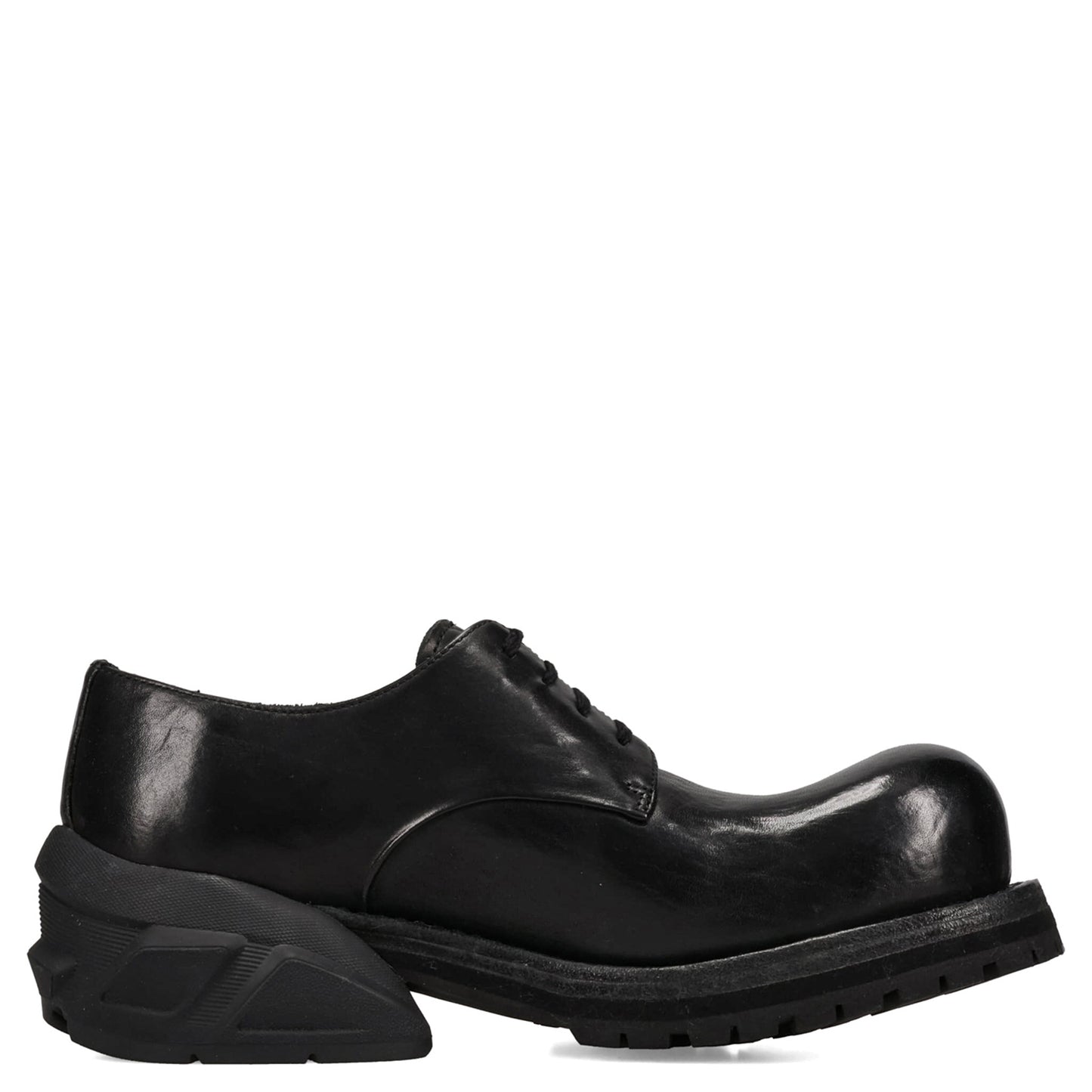 WASHING MACHINE MEN'S  DRESS LEATHER SHOES / BLACK