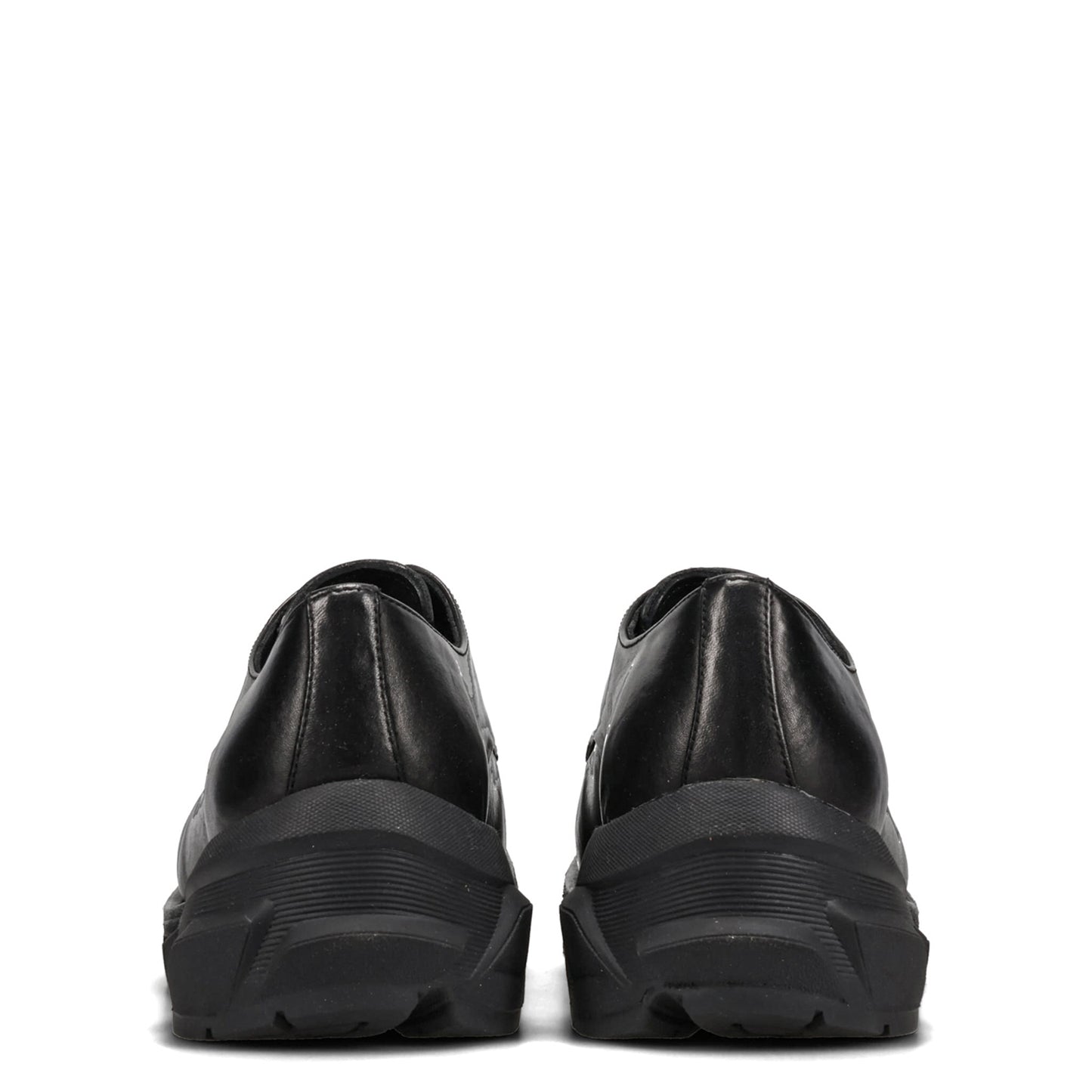 WASHING MACHINE MEN'S  DRESS LEATHER SHOES / BLACK