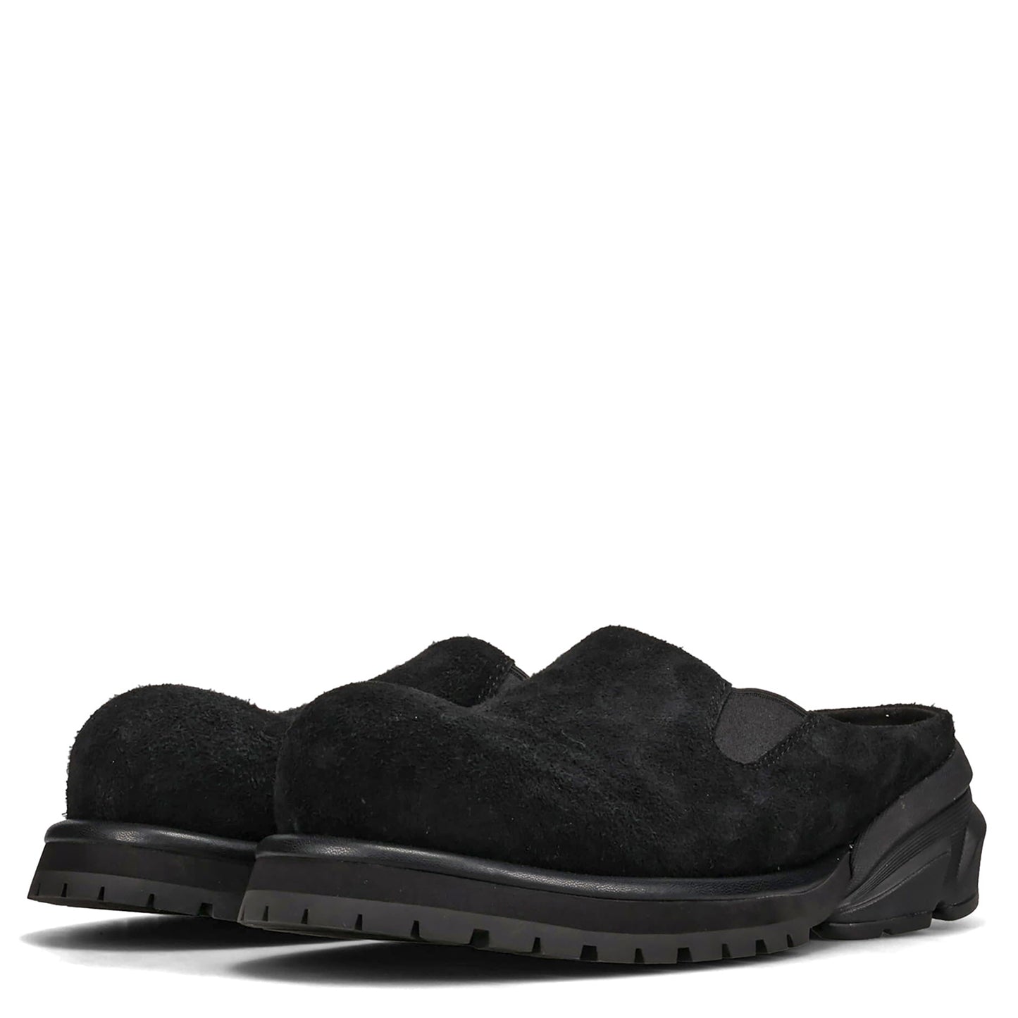 WARM UP MEN'S DRESS CASUAL SHOES / BLACK