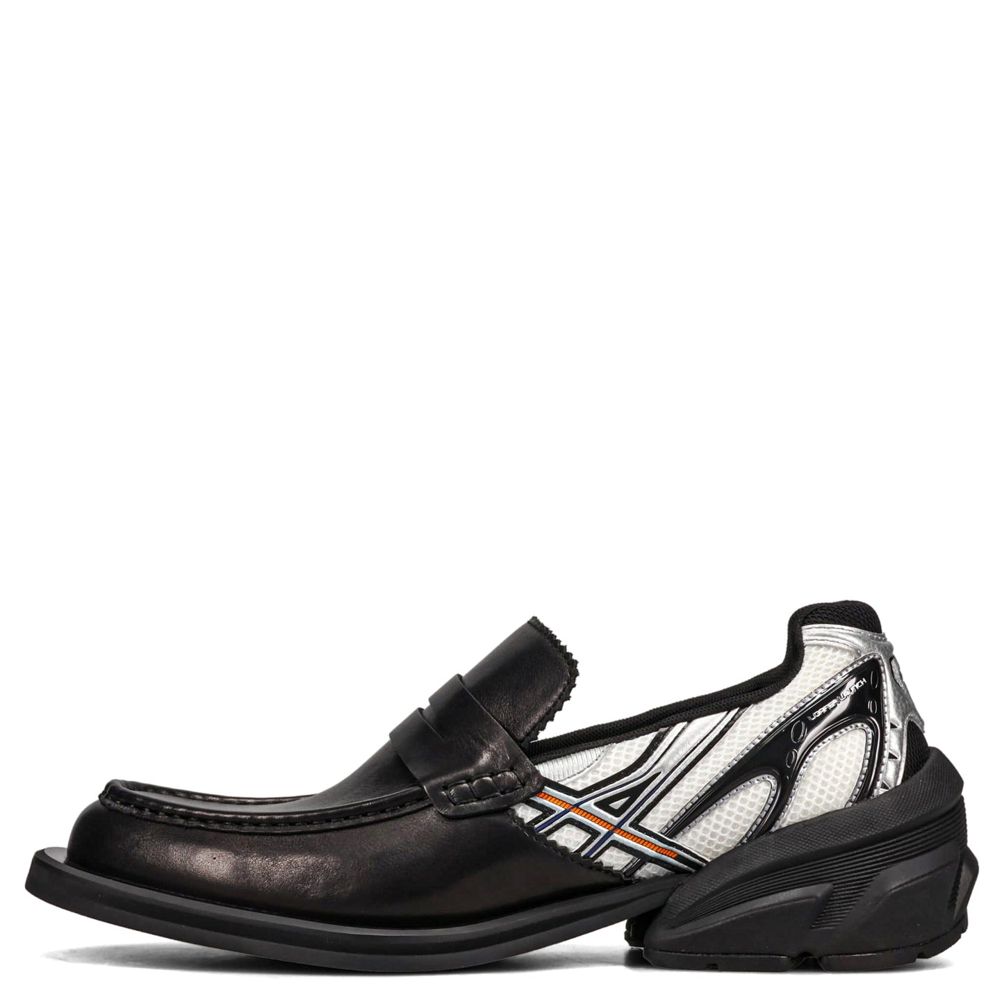 LOAFER LAUNCH / BLACK/WHITE/SILVER