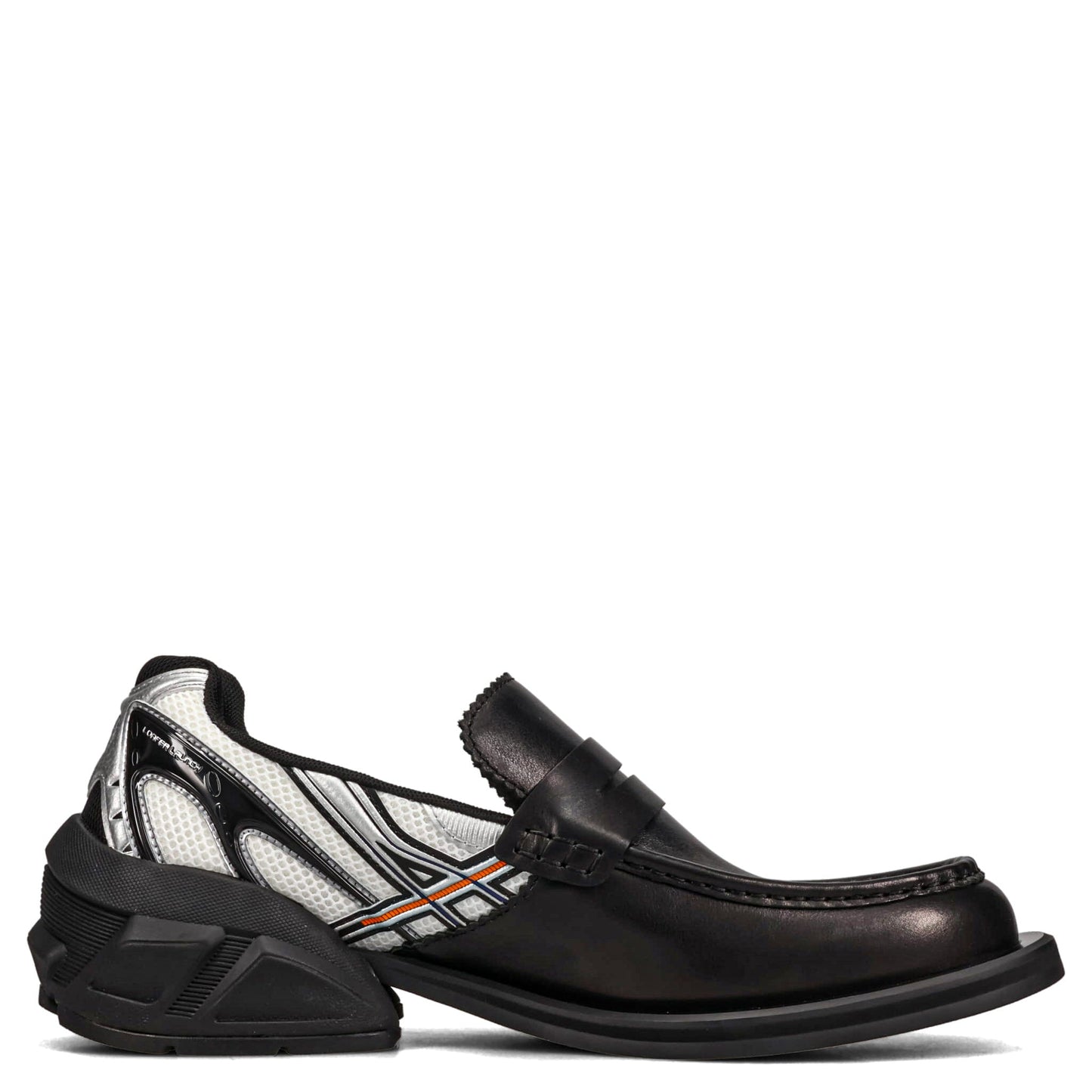 LOAFER LAUNCH / BLACK/WHITE/SILVER
