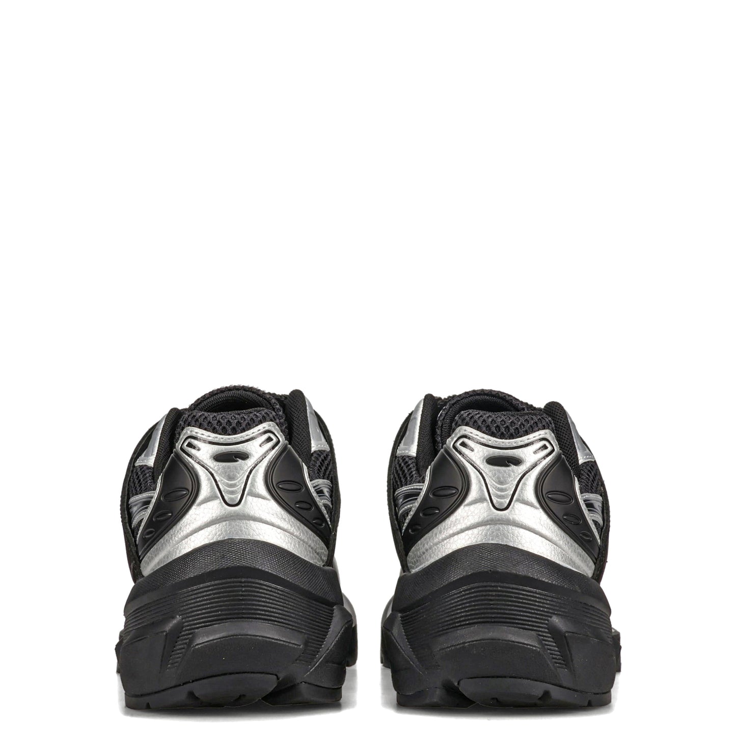 STARTING BIGGER HYBRID DERBY MEN'S DRESS LEATHER SHOES / BLACK/WHITE/SILVER