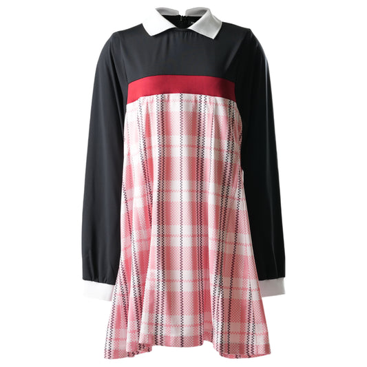 JOGGER SCHOOLDRESS / BLACK / CANDY PINK