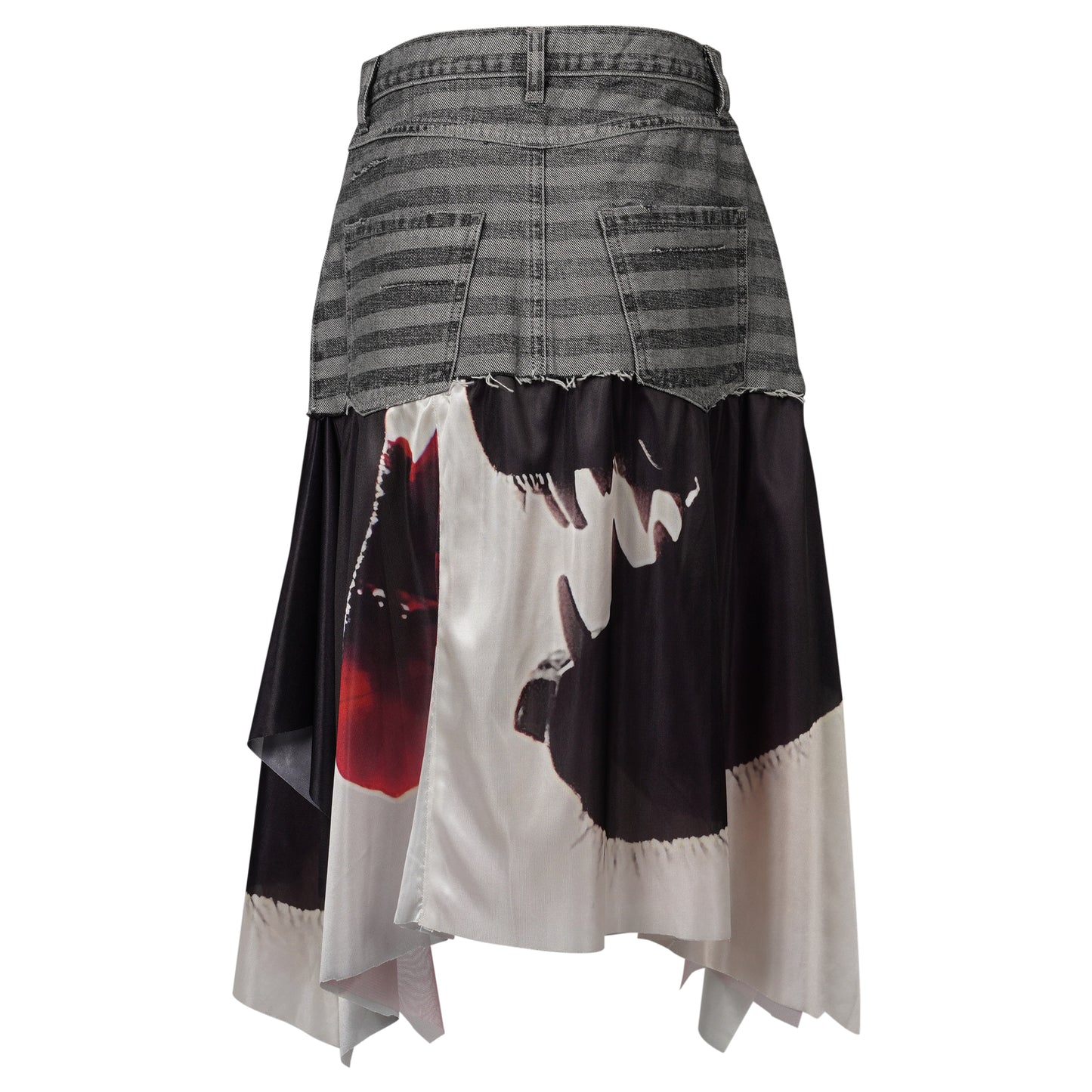 DENIM CLOTH SKIRT / FLYTRAP