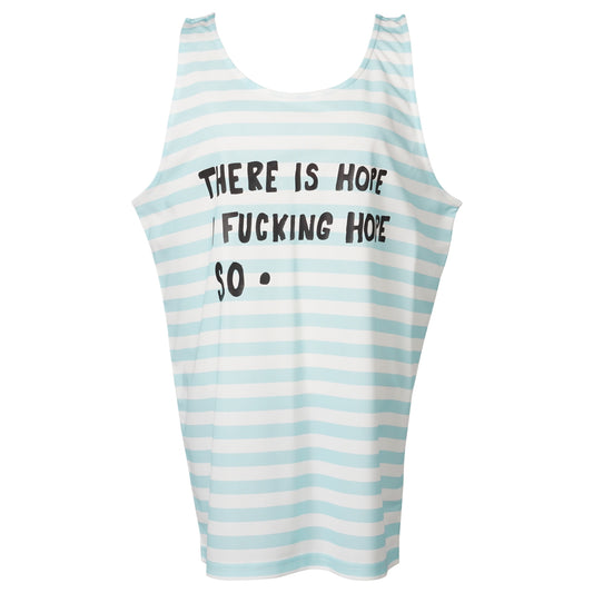 SLOGAN TANK TOP - HOPE / WATER