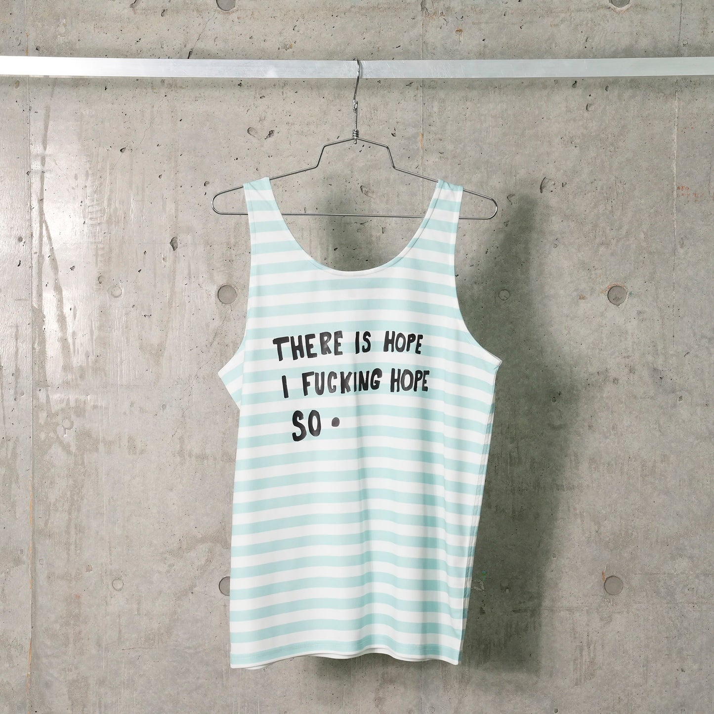 SLOGAN TANK TOP - HOPE / WATER