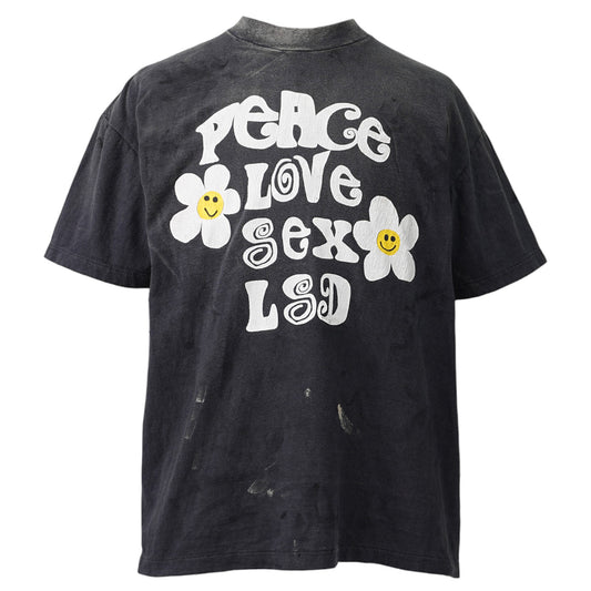 SS T-SHIRT PEACE / BLACK