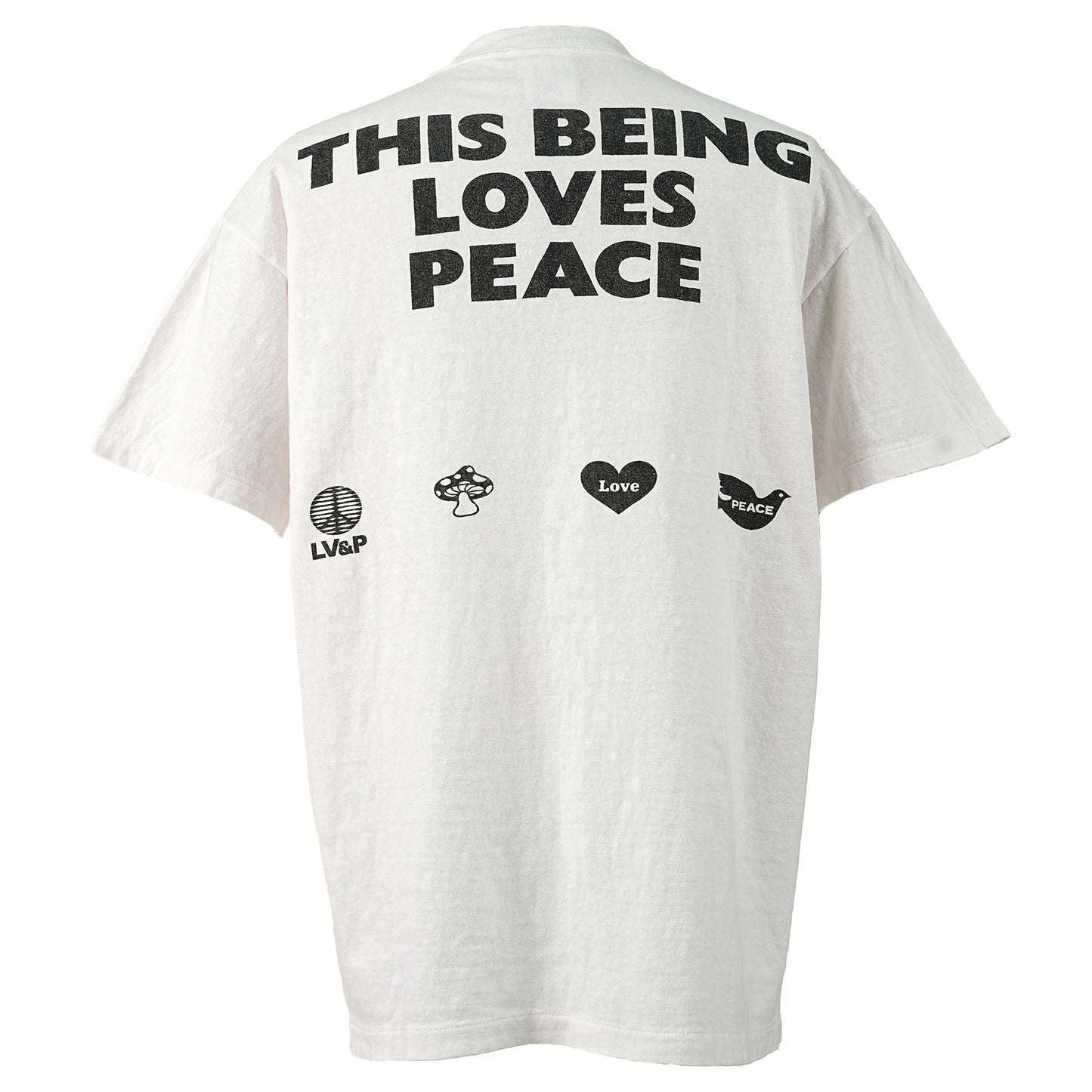 SS T-SHIRT PEACE / WHITE