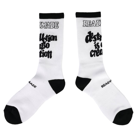 SOCKS DESTRUCTION / WHITE