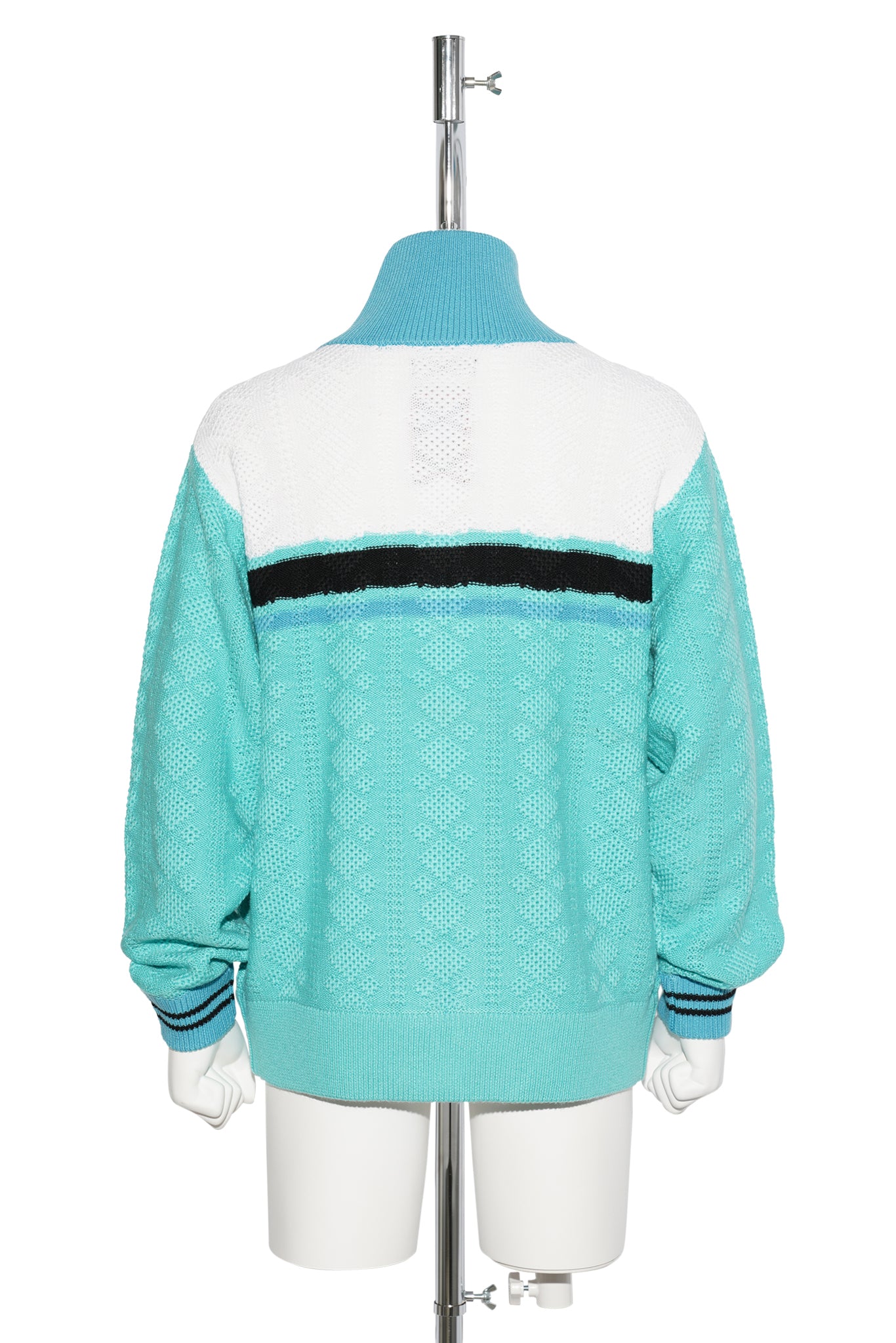 KNITTING JOGGING SUIT JACKET / EMERALD GREEN