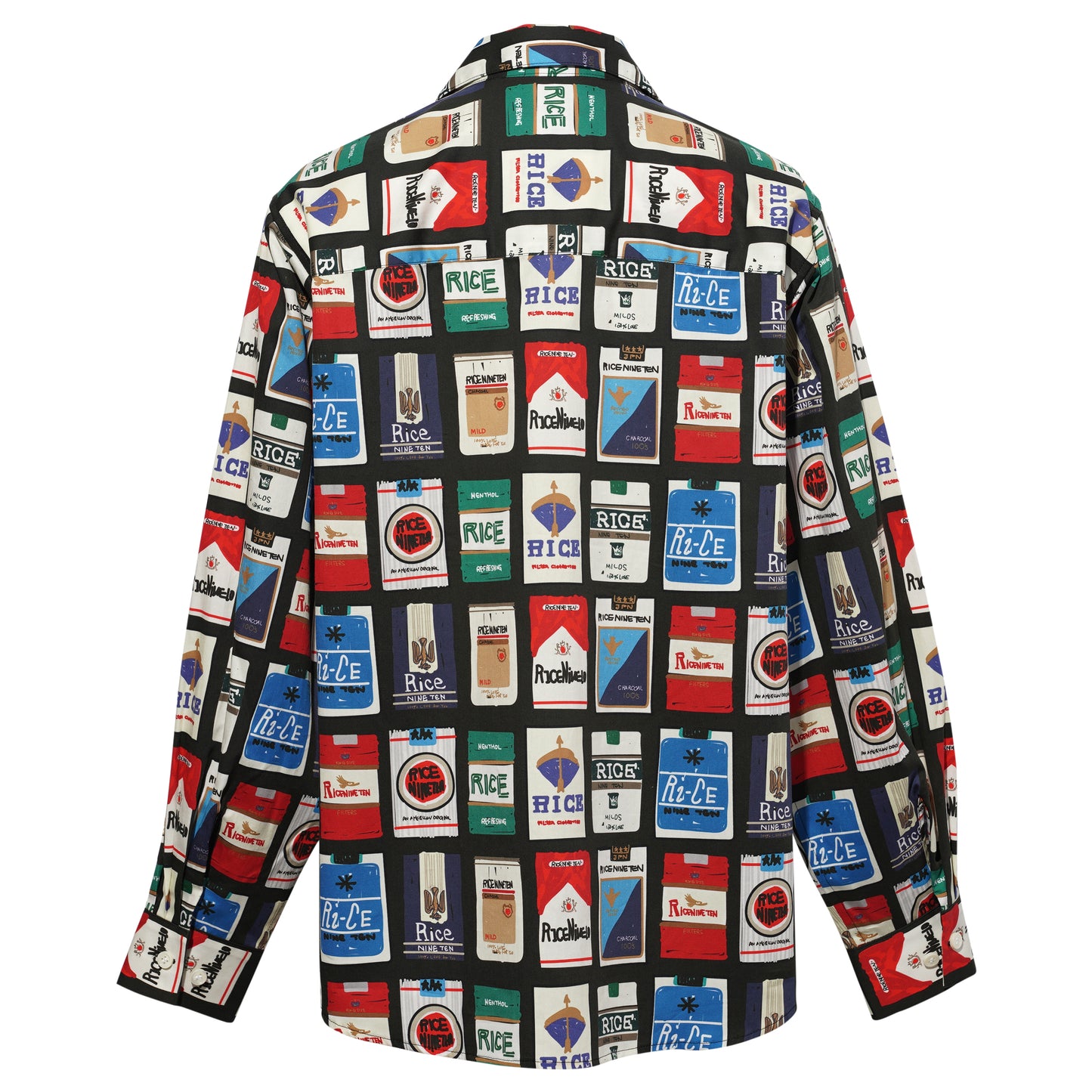 CIGGY OREN COLLAR SHIRT / BLACK